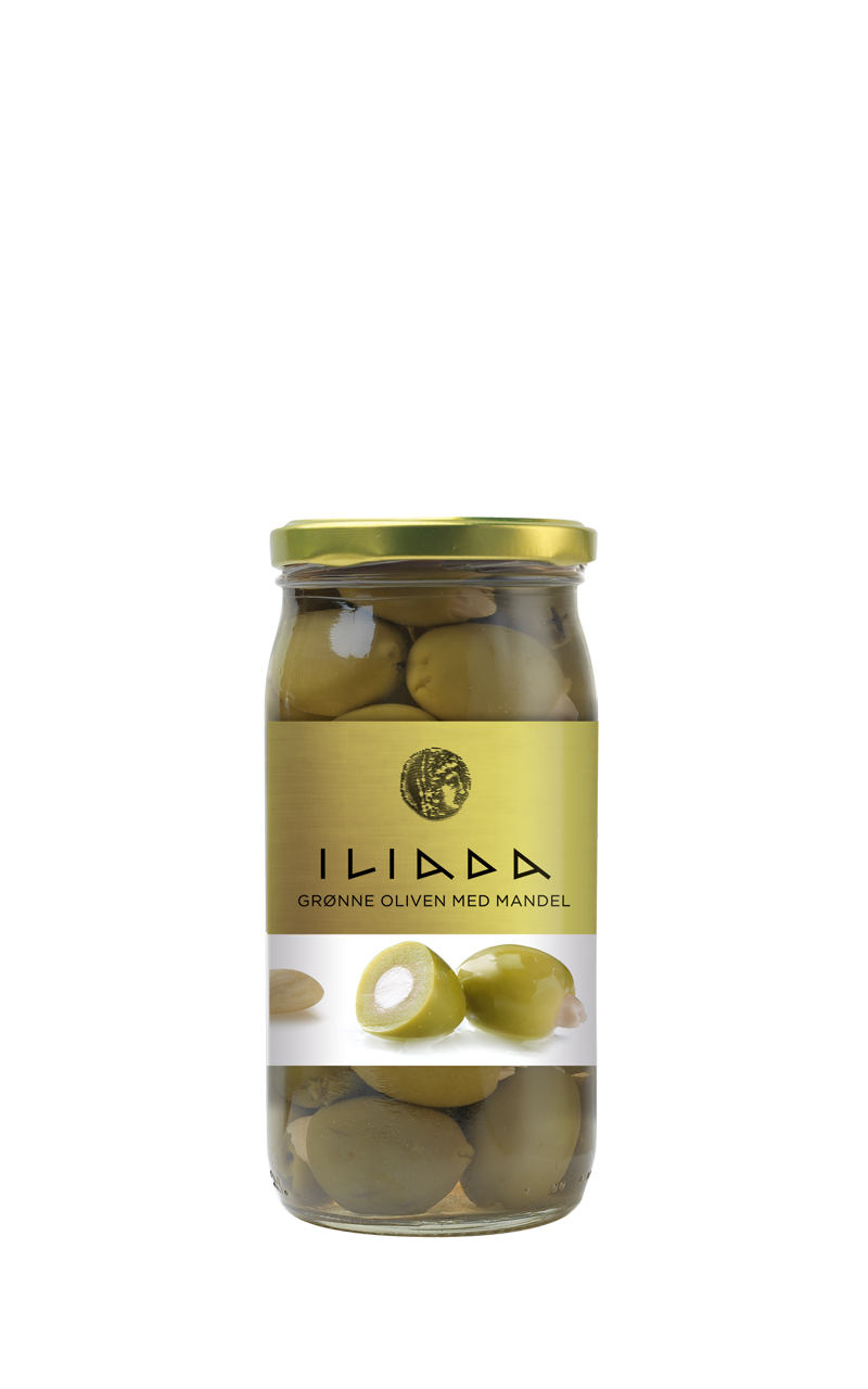 GREEN OLIVES WITH ALMONDS