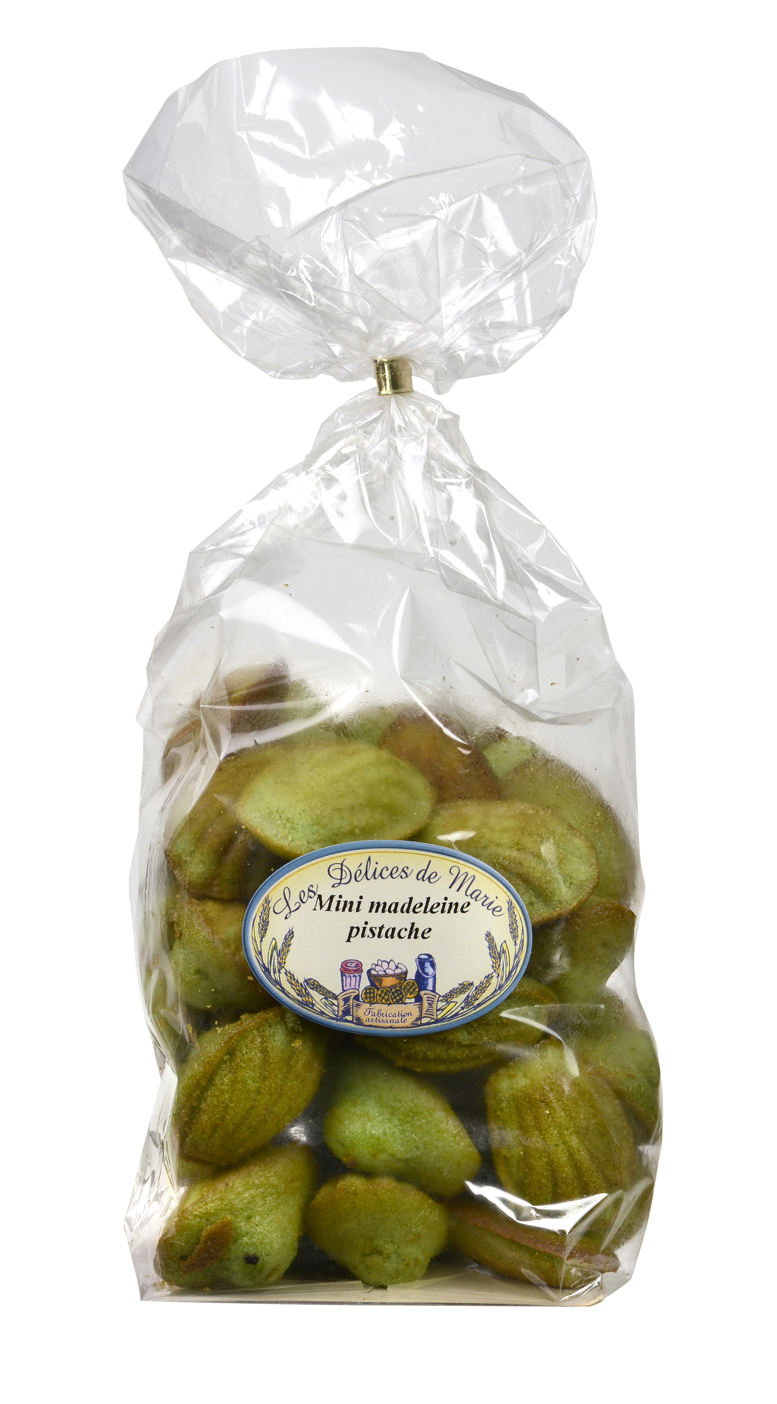 SMALL MADELEINES WITH PISTACHIO FLAVOR