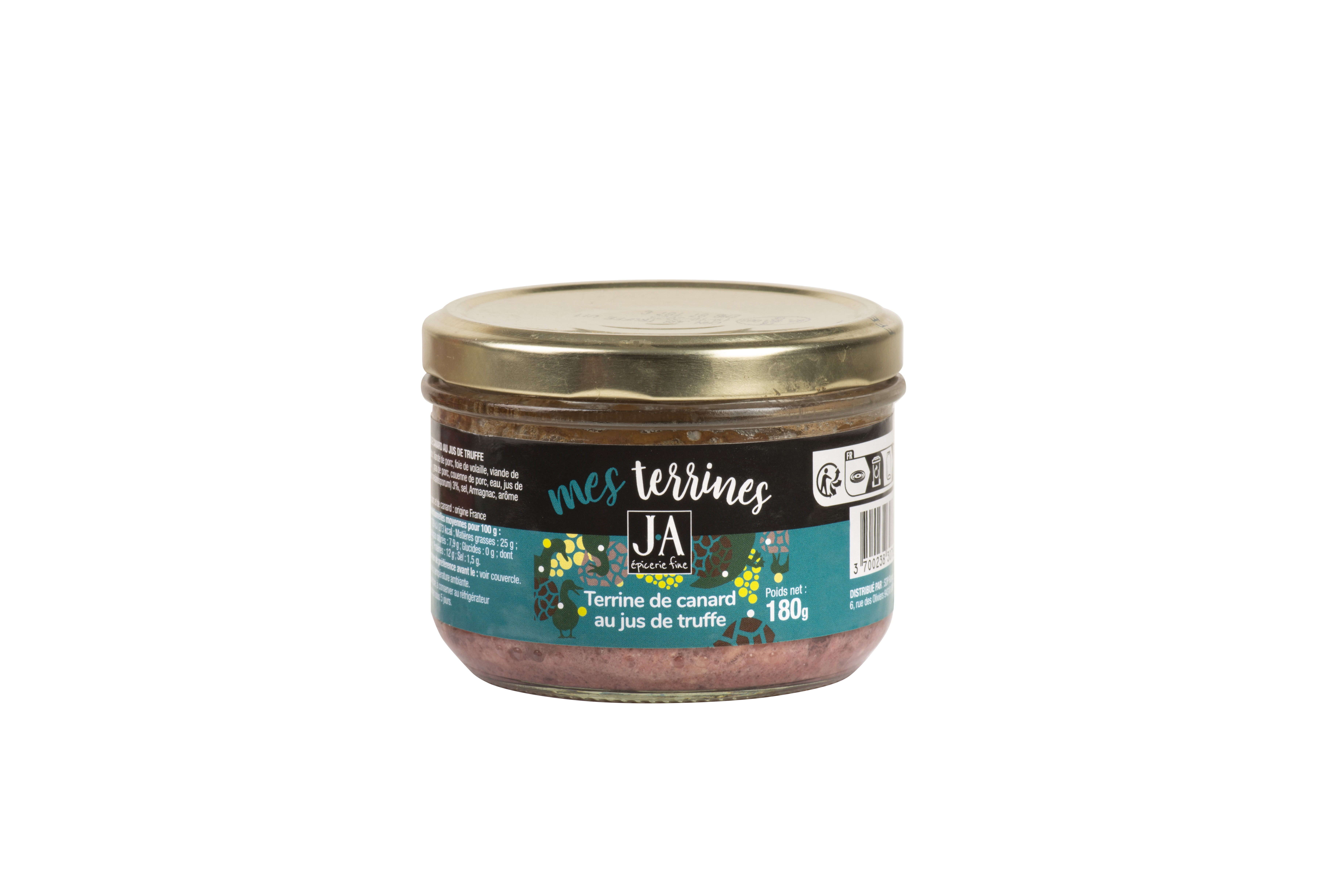 DUCK TERRINE WITH TRUFFLE JUICE