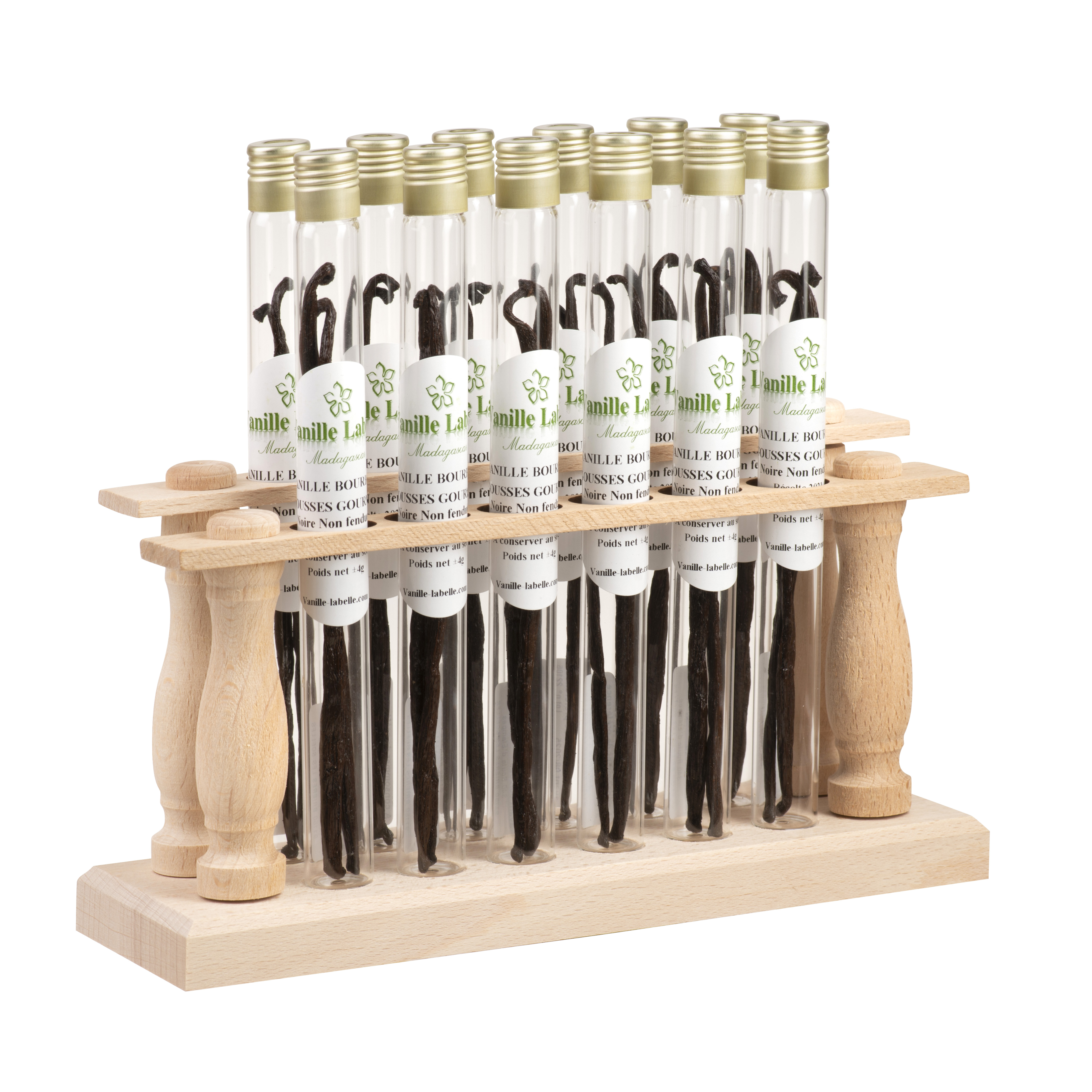 DISPLAY VANILLA FROM MADAGASCAR (2 BEANS)