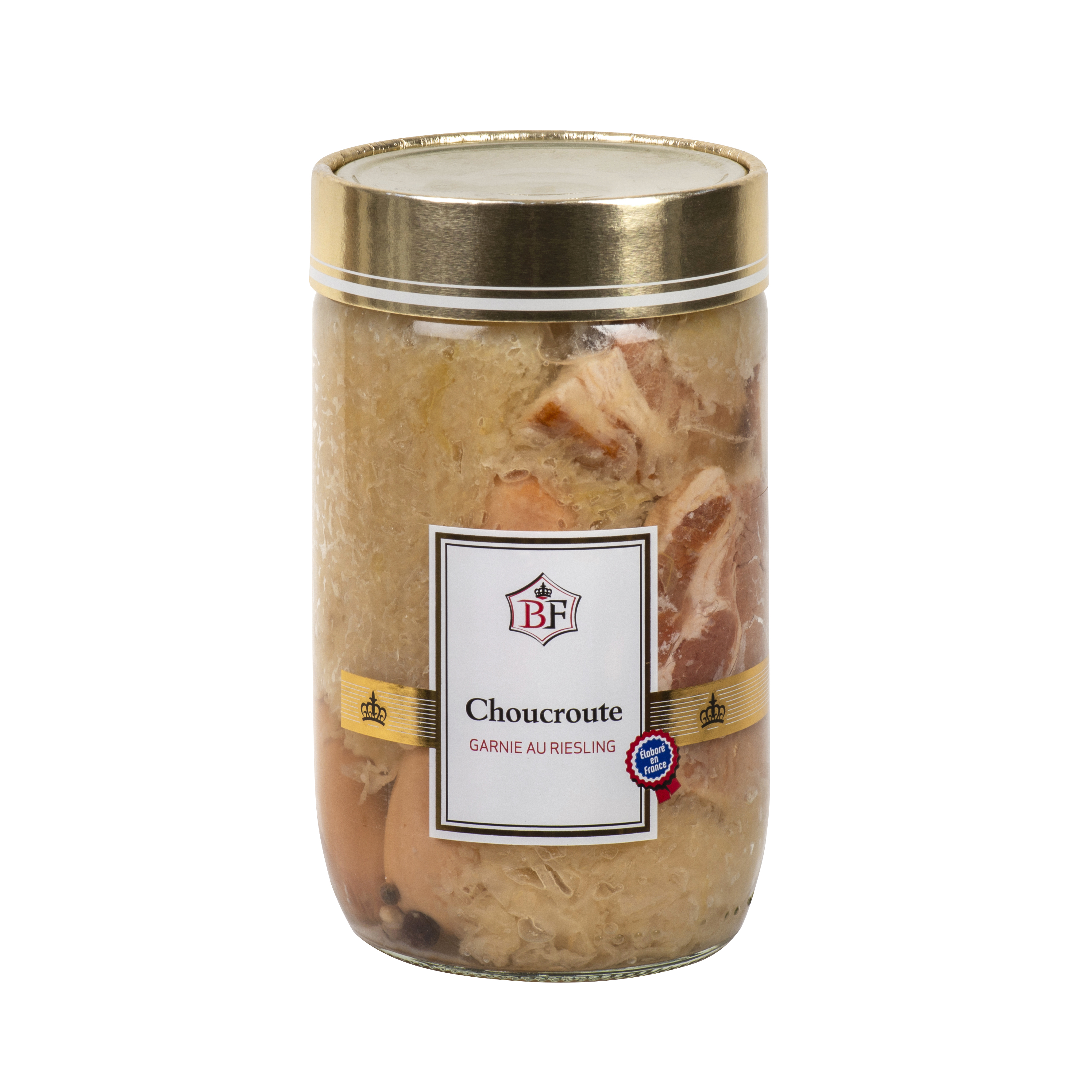 GARNISHED CHOUCROUTE WITH RIESLING