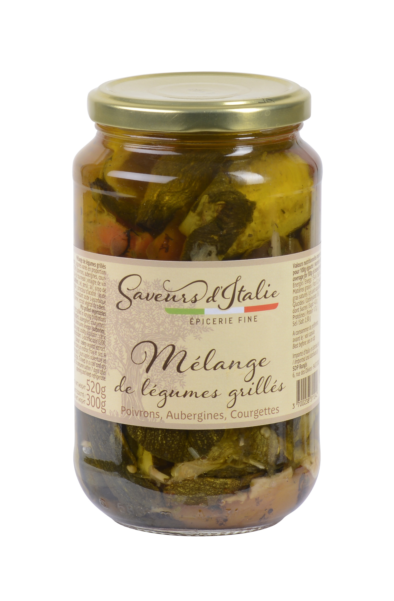 MIXED VEGETABLES FROM SOUTH IN OIL