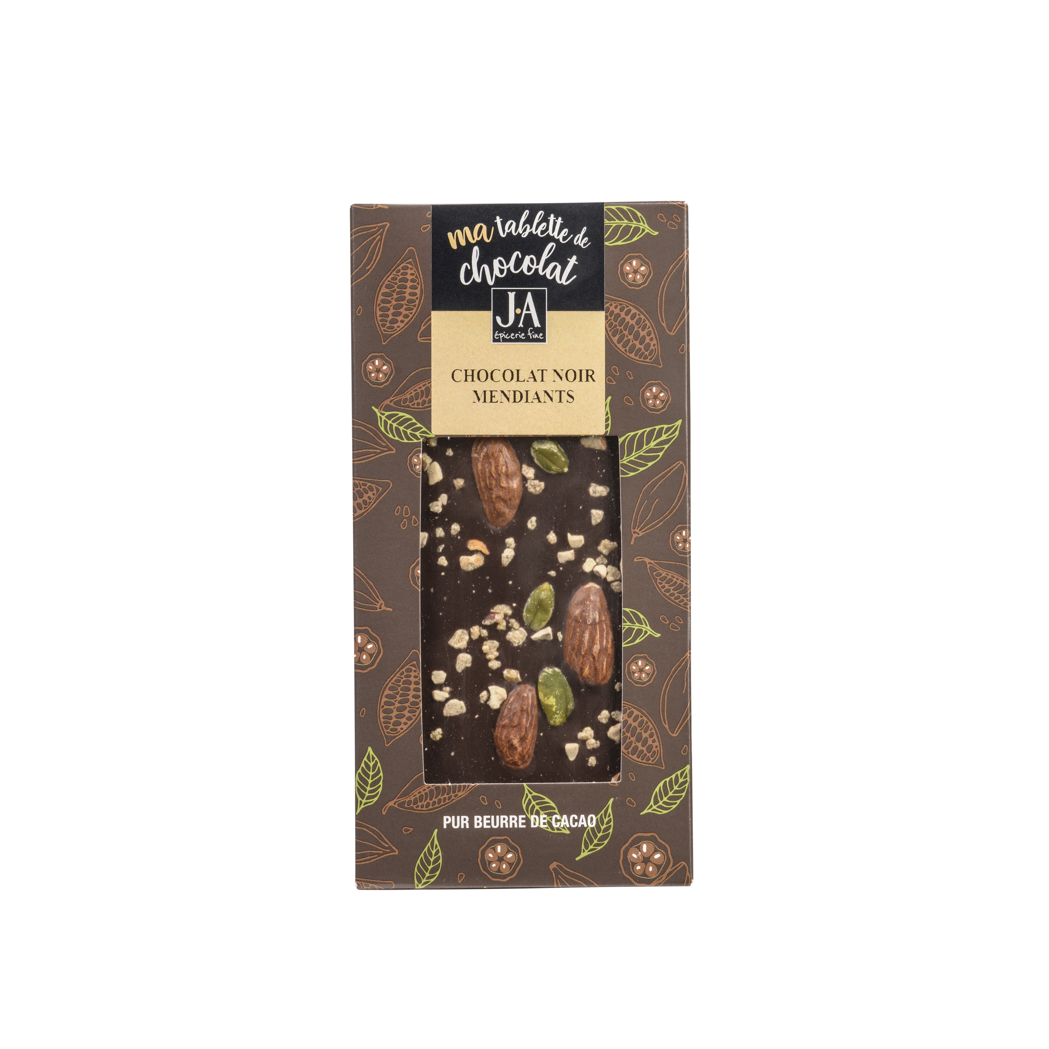 DARK CHOCOLATE BAR STUFFED WITH DRY FRUITS