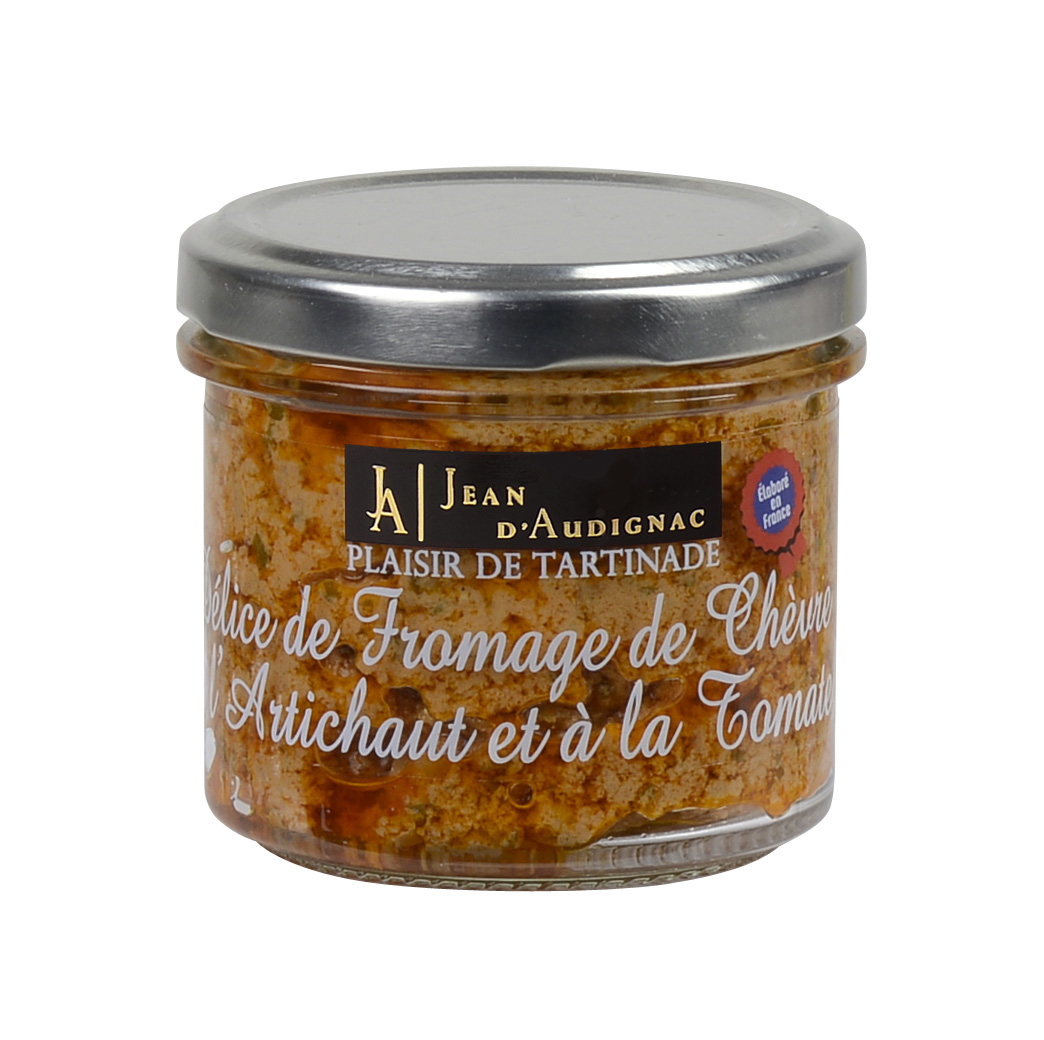 GOAT CHEESE WITH ARTICHOKE AND TOMATO DELIGHT