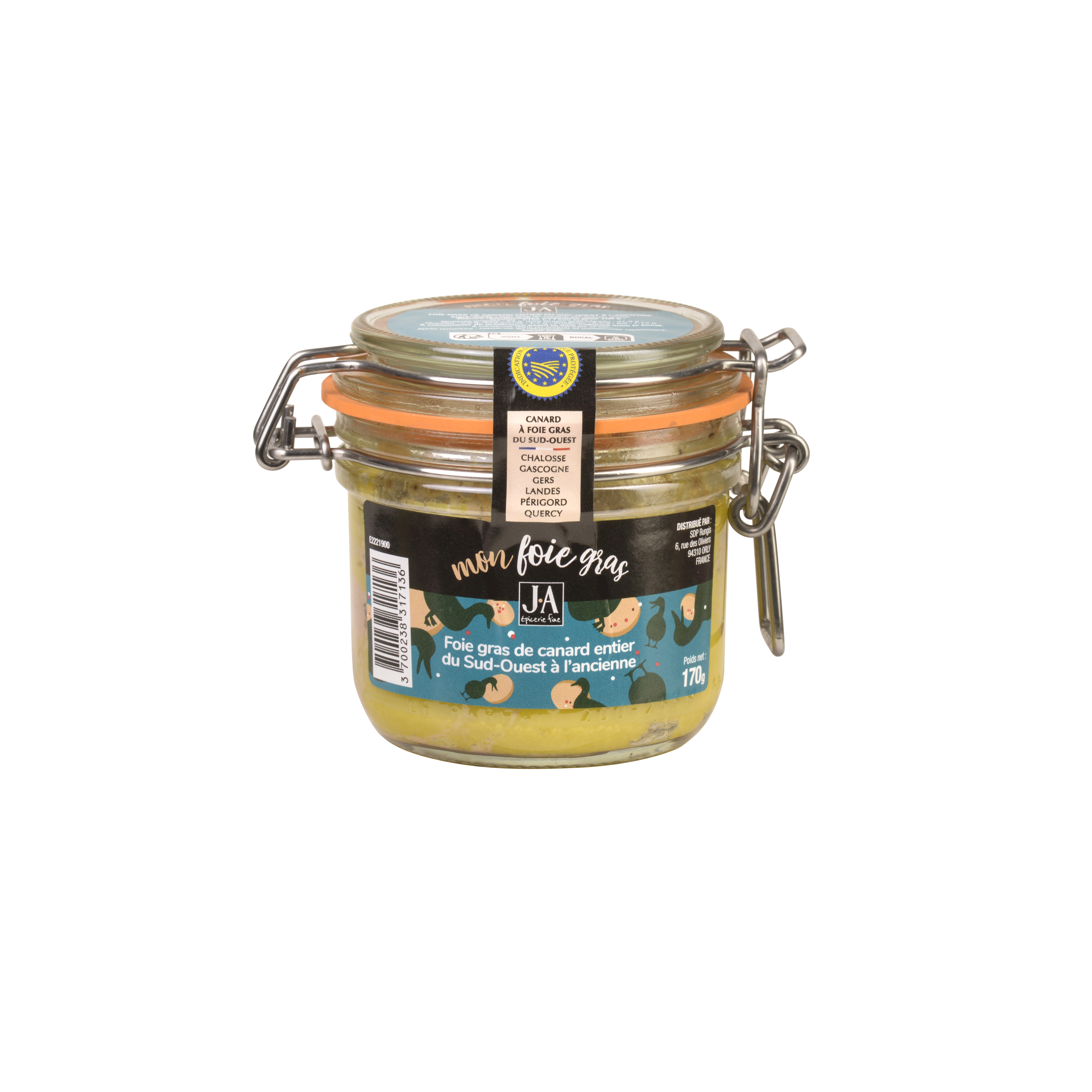 WHOLE DUCK FOIE GRAS "OLD SCHOOL RECIPE" IGP 