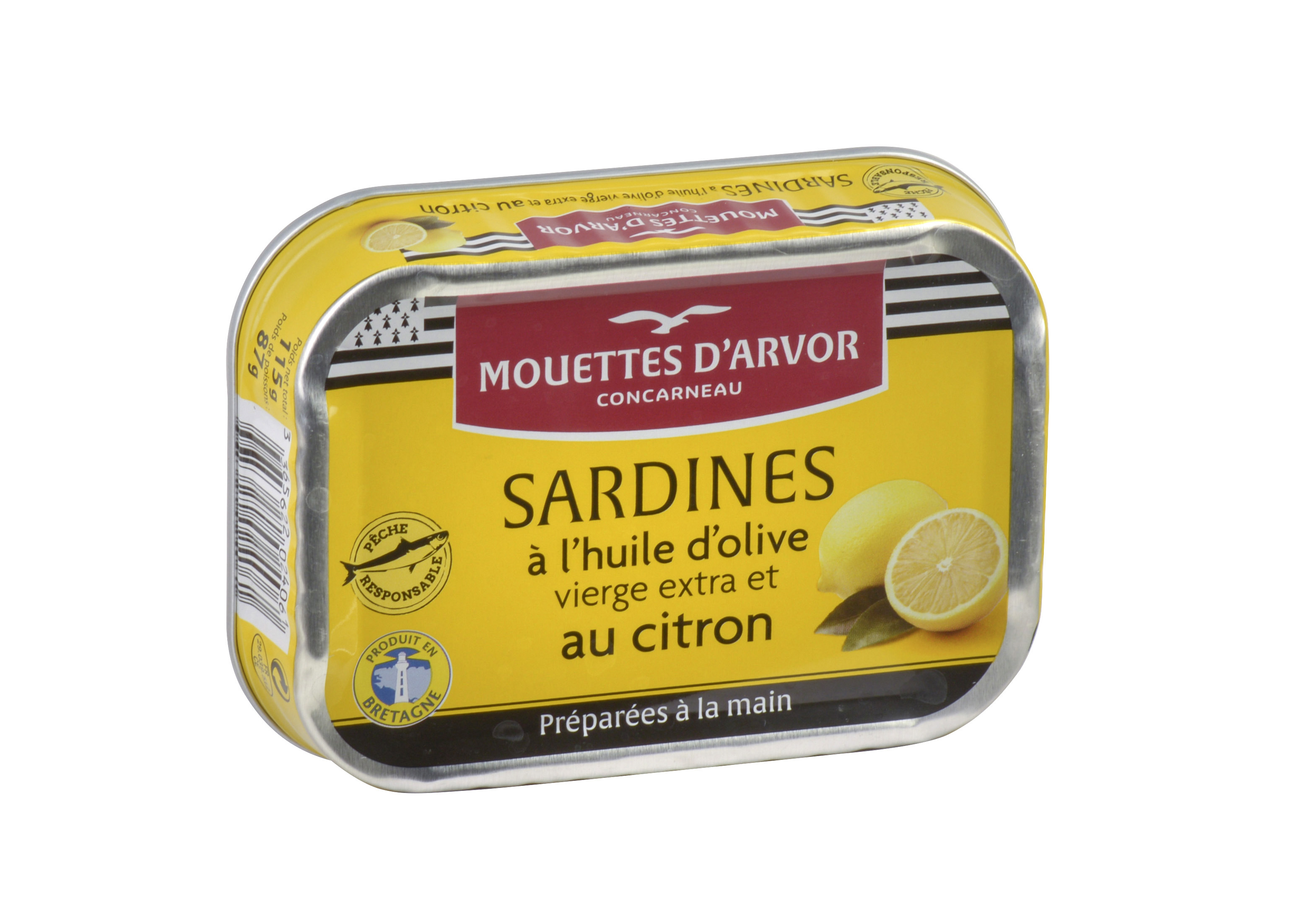 SARDINE IN VIRGIN OLIVE OIL WITH LEMON