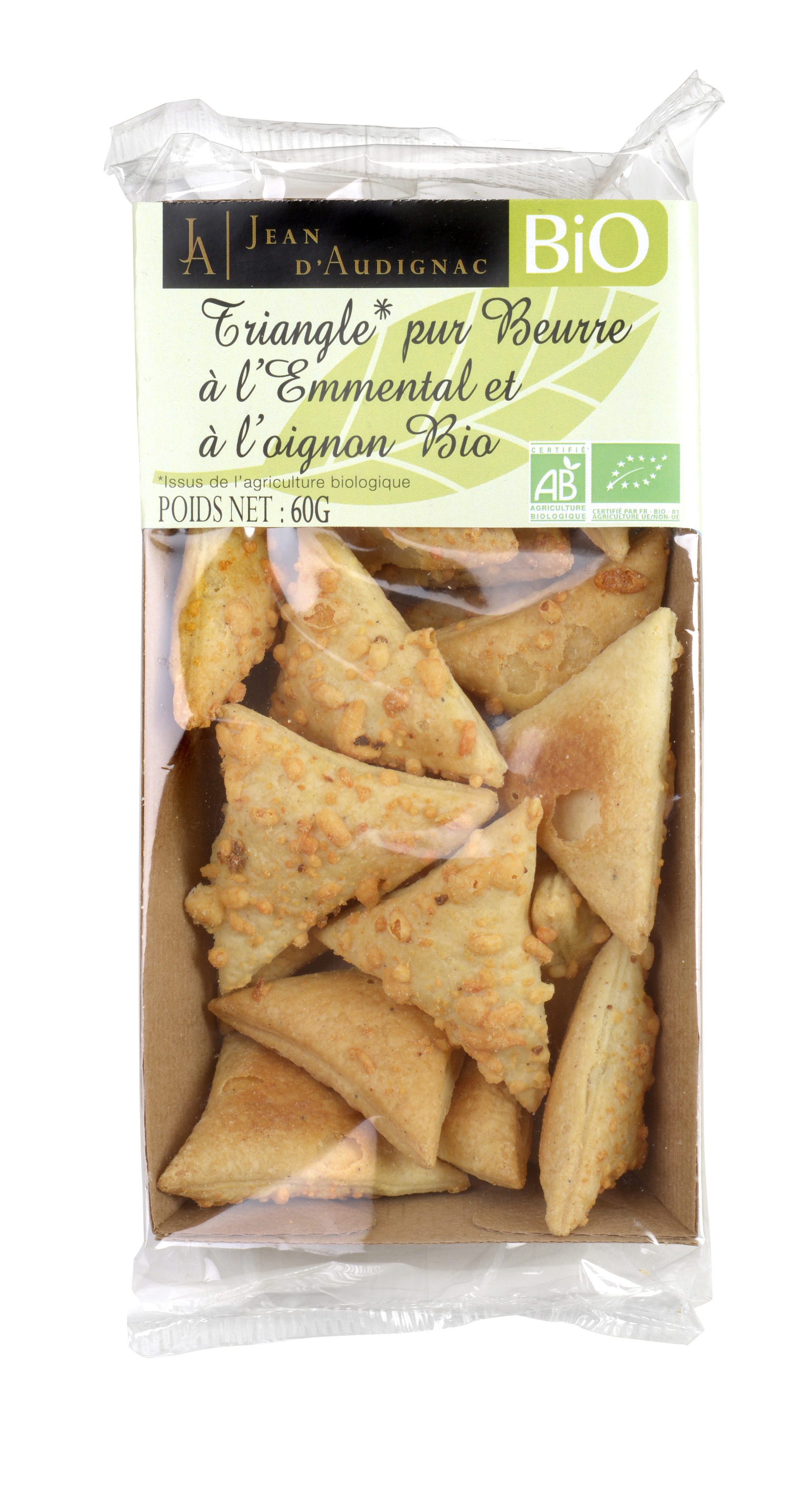 ORGANIC CHEESE AND ONION TRIANGLE