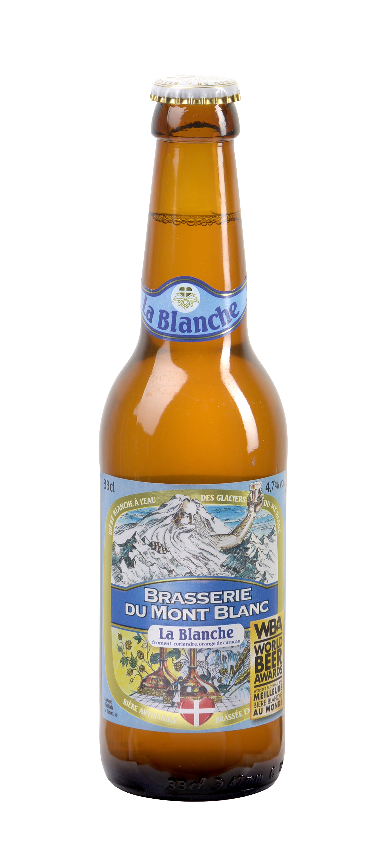 WHITE BEER - BRASSERIE DU MONT BLANC 4.7°