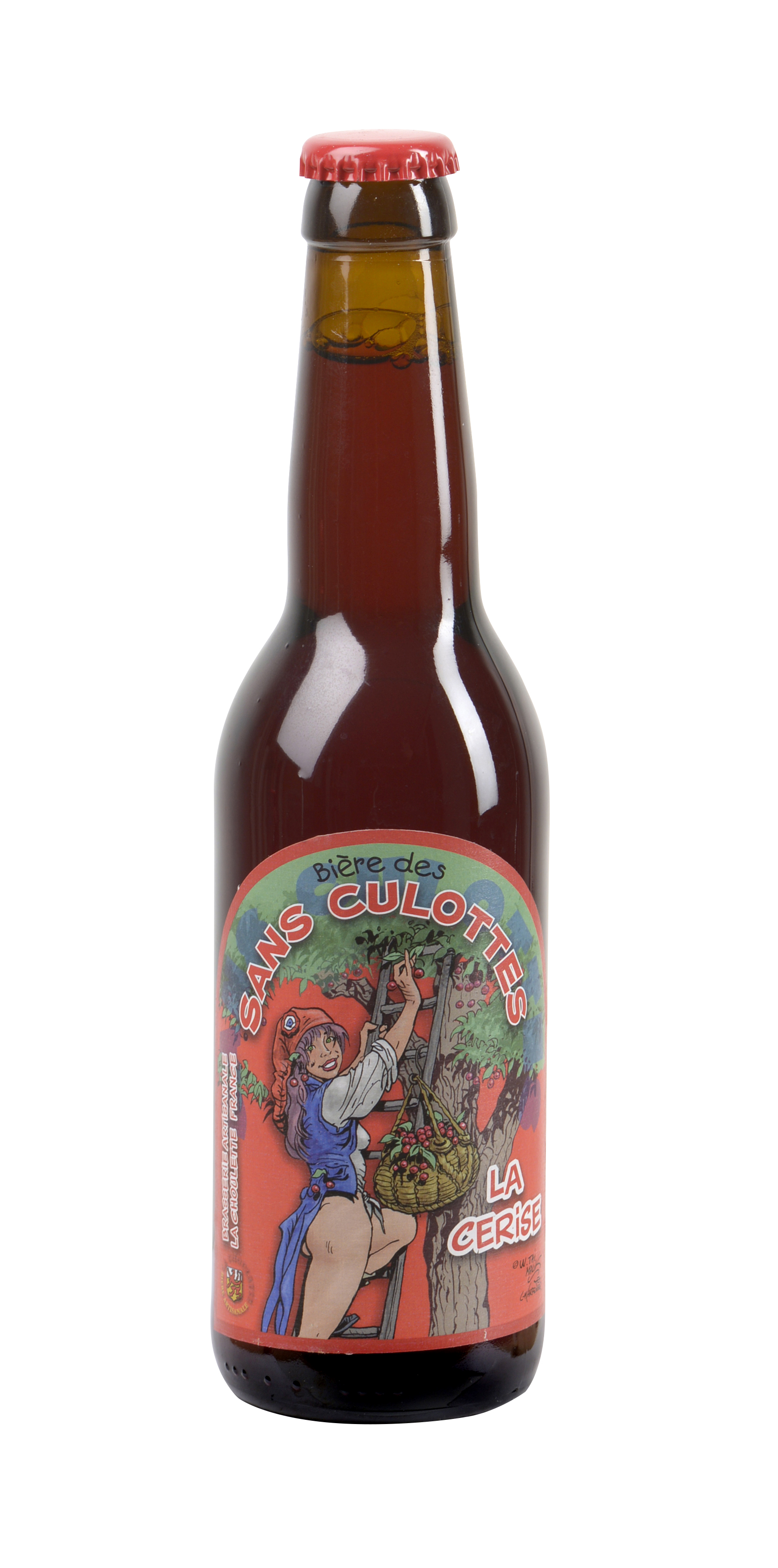 CHERRY FLAVORED BEER - LA SANS CULOTTES CERISE 5,0°