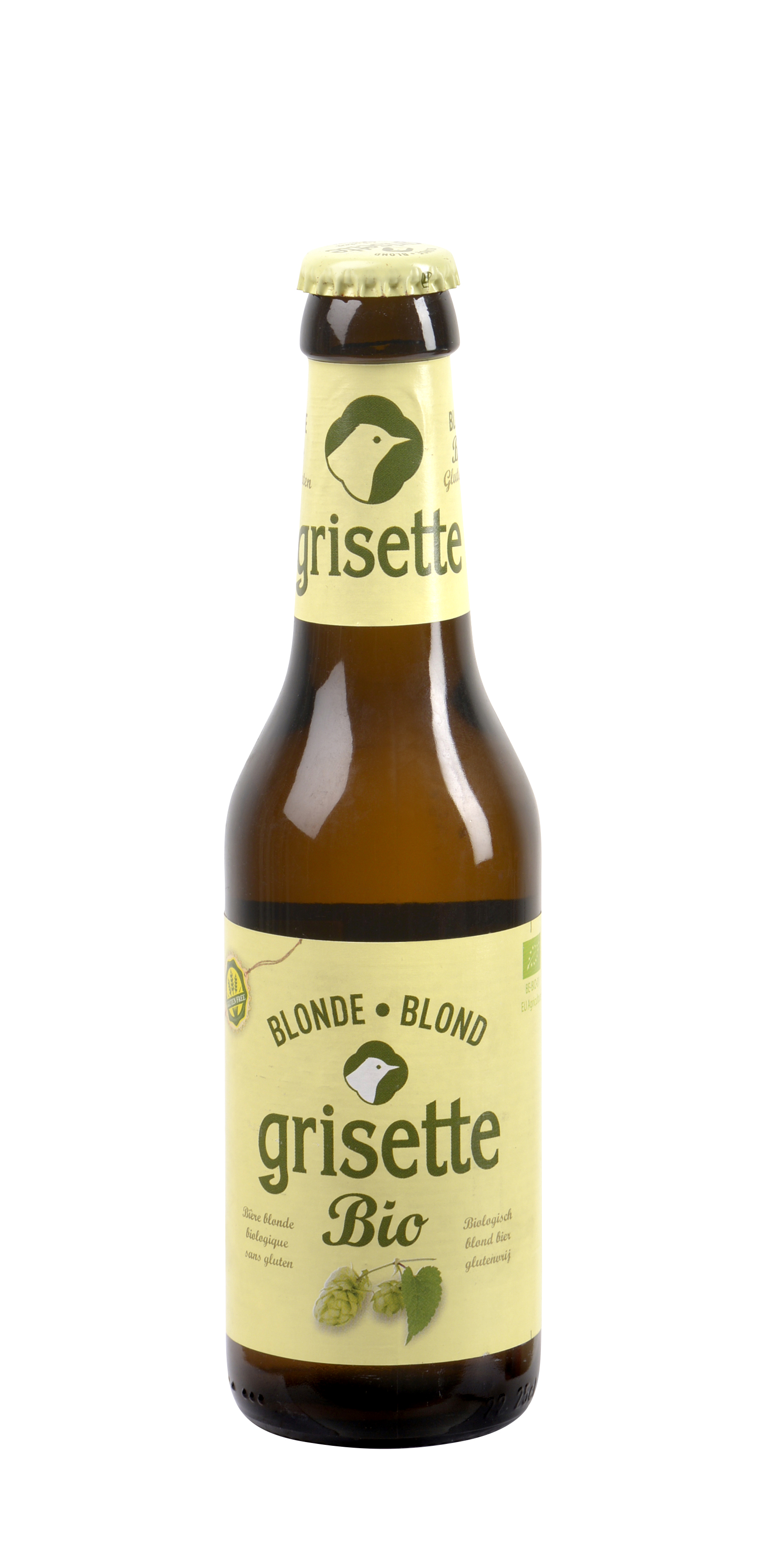 ORGANIC BLOND BEER - GRISETTE SANS GLUTEN 5,5°
