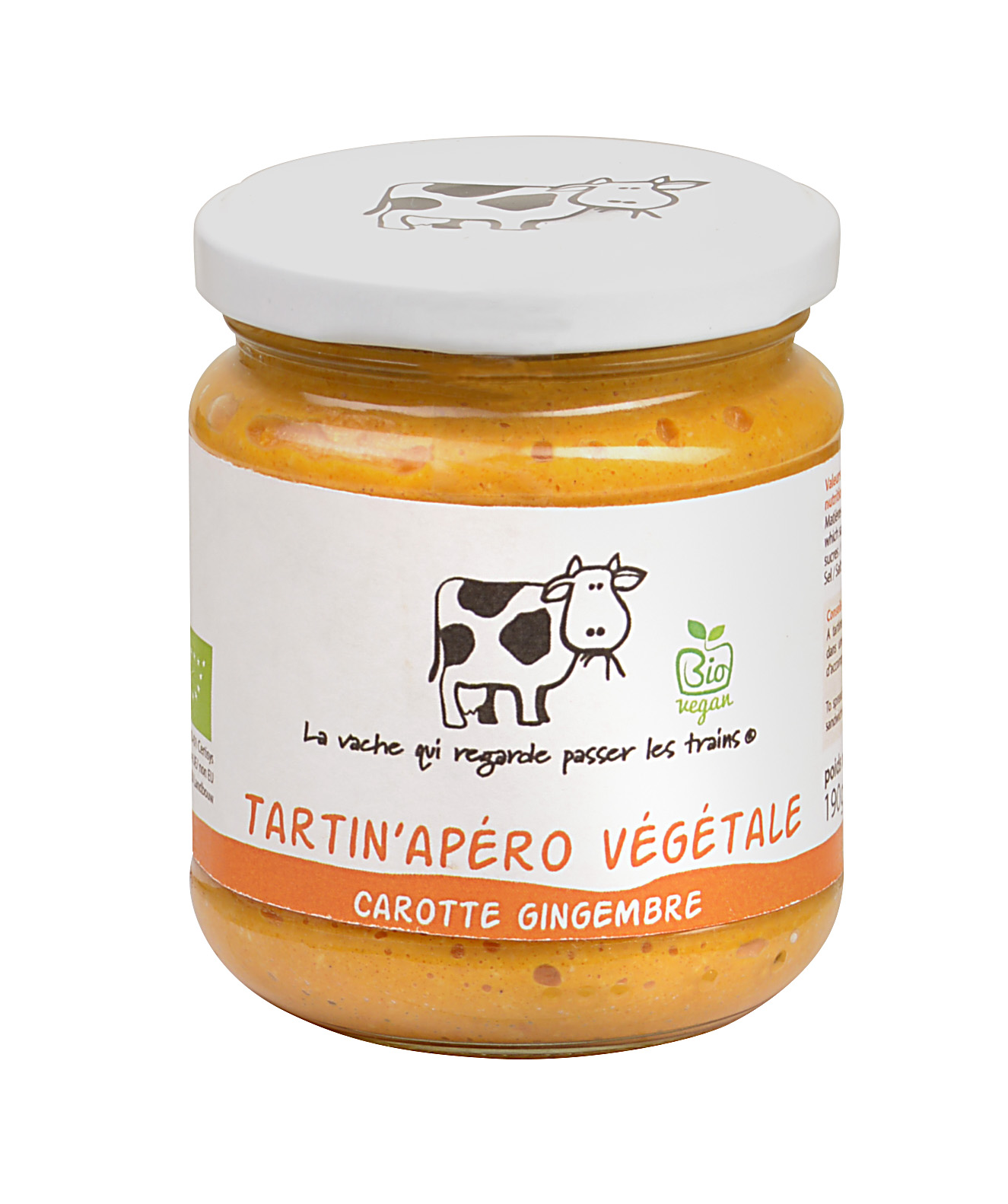 TARTIN'APERO VEGETABLE: ORGANIC CARROT AND GINGER