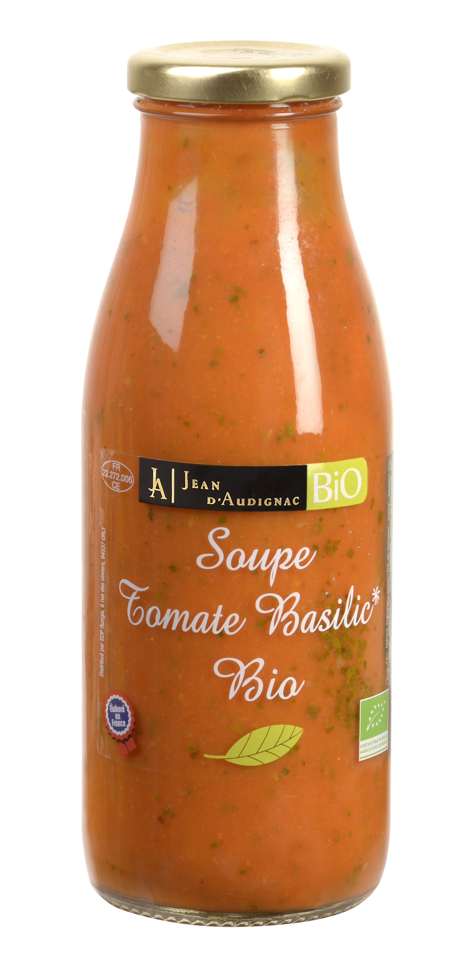 ORGANIC TOMATO AND BASIL SOUP