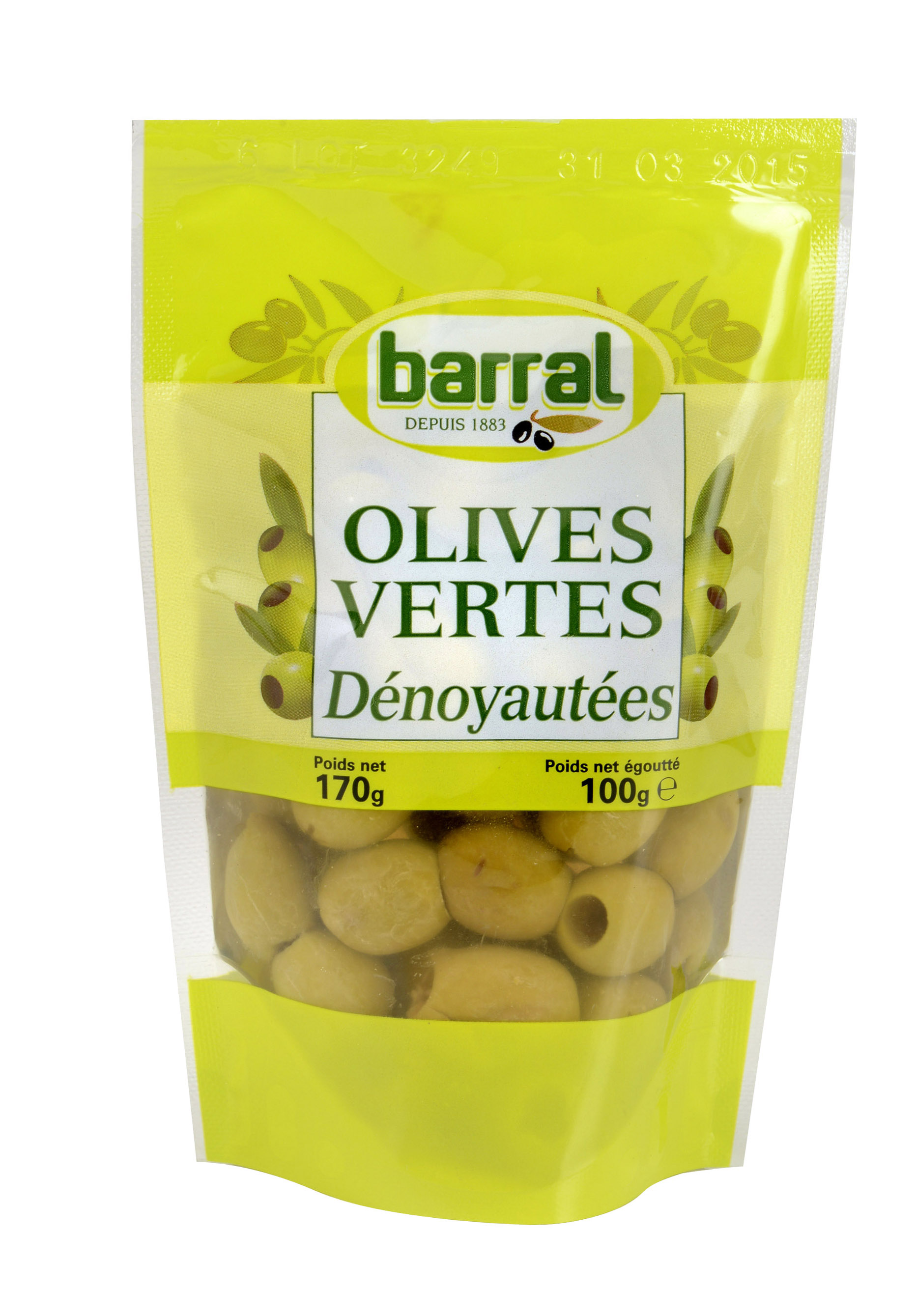 PITTED GREEN OLIVES