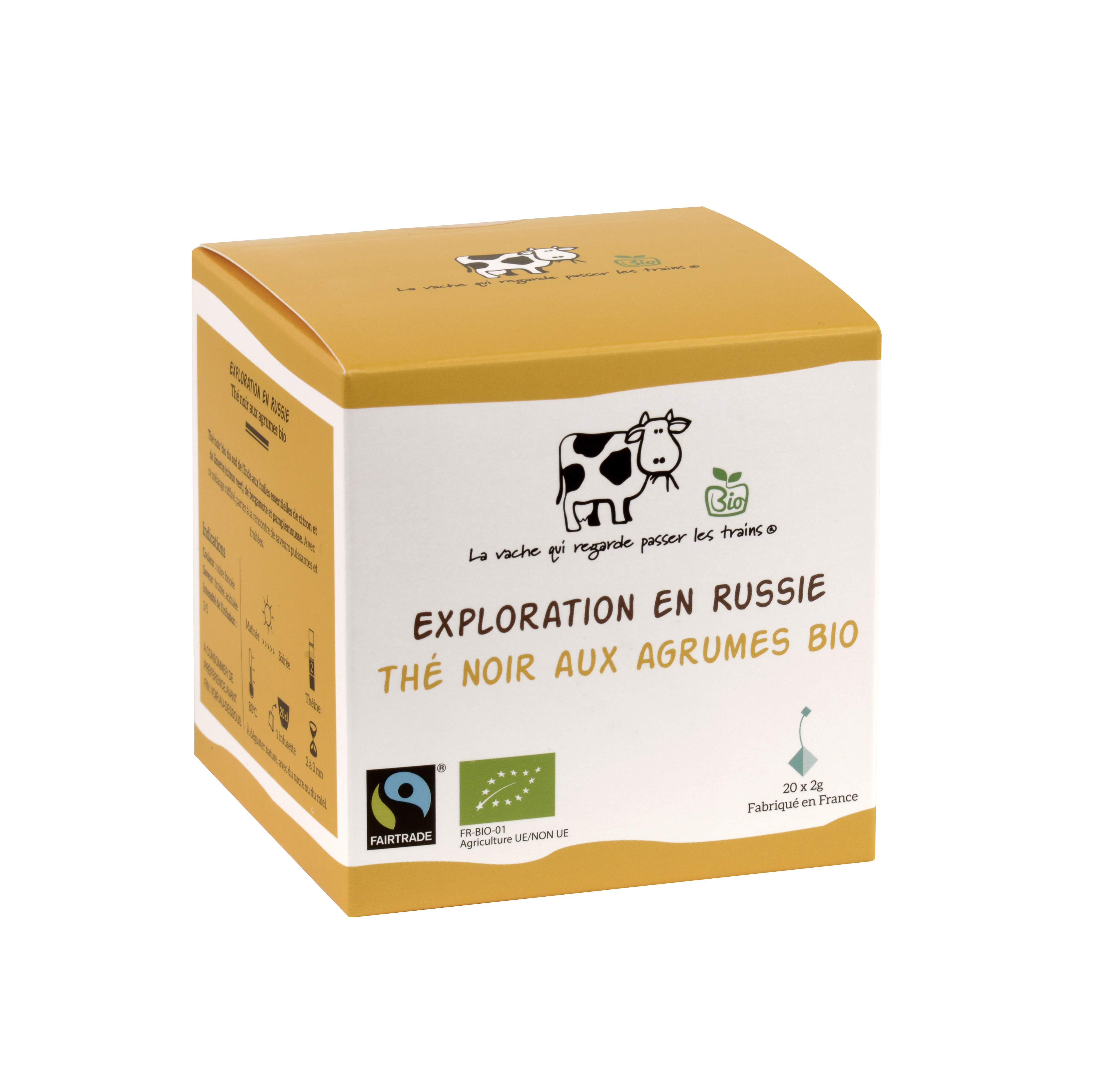 EXPLORATION EN RUSSIE - ORGANIC BLACK TEA WITH CITRUS FLAVOUR