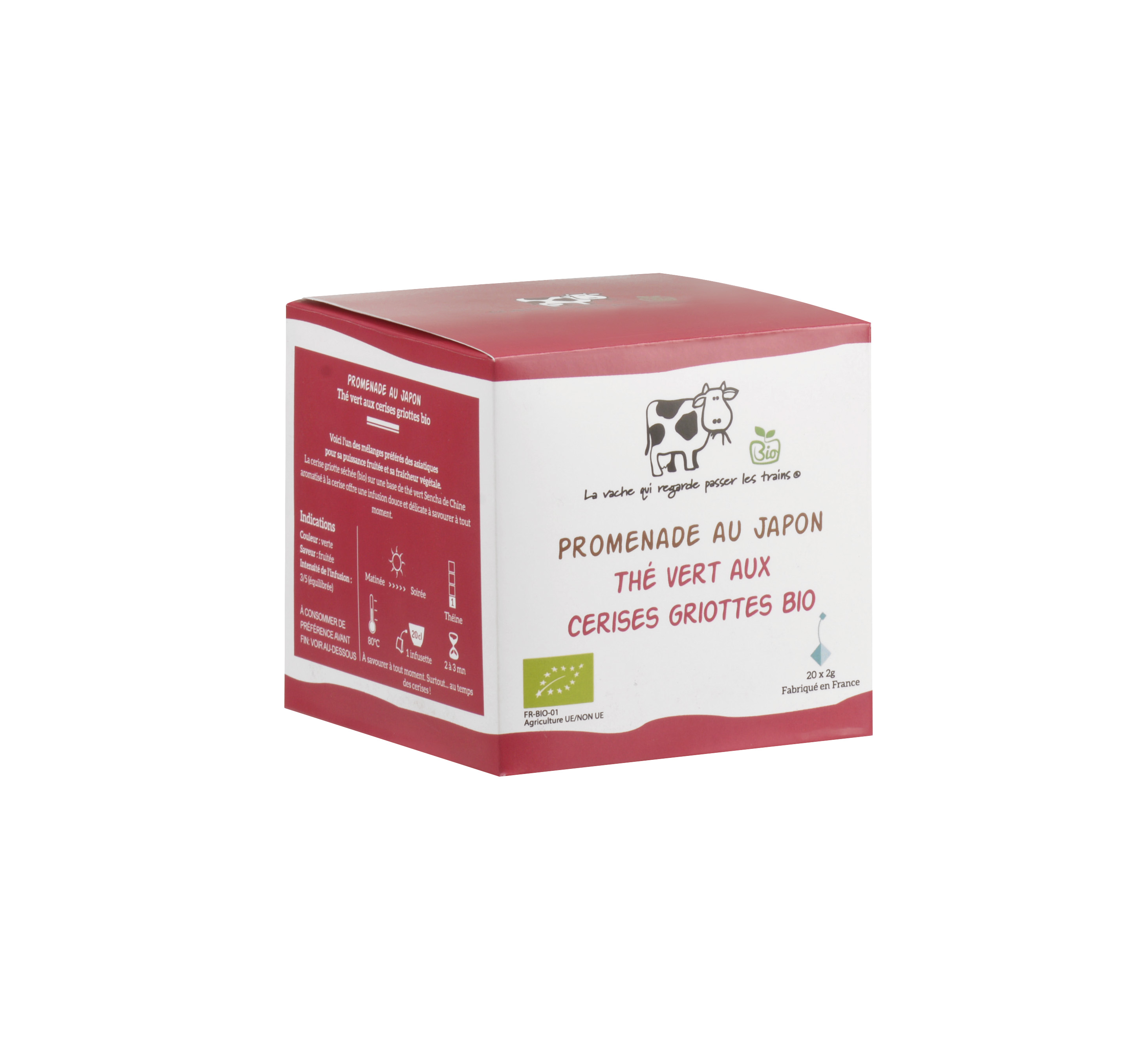 PROMENADE AU JAPON - ORGANIC GREEN TEA WITH CHERRIES