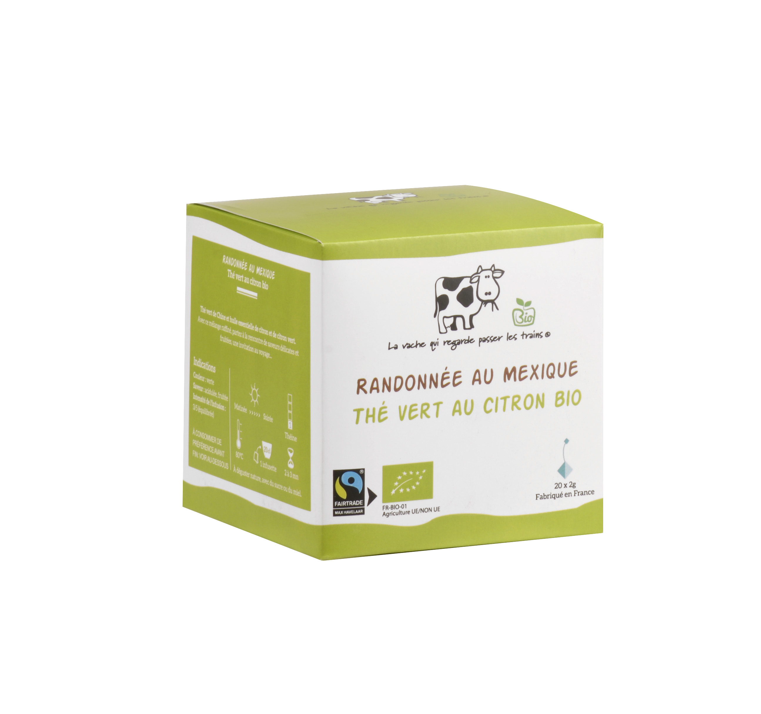 RANDONNEE AU Mexique - ORGANIC GREEN TEA WITH LEMON LIME