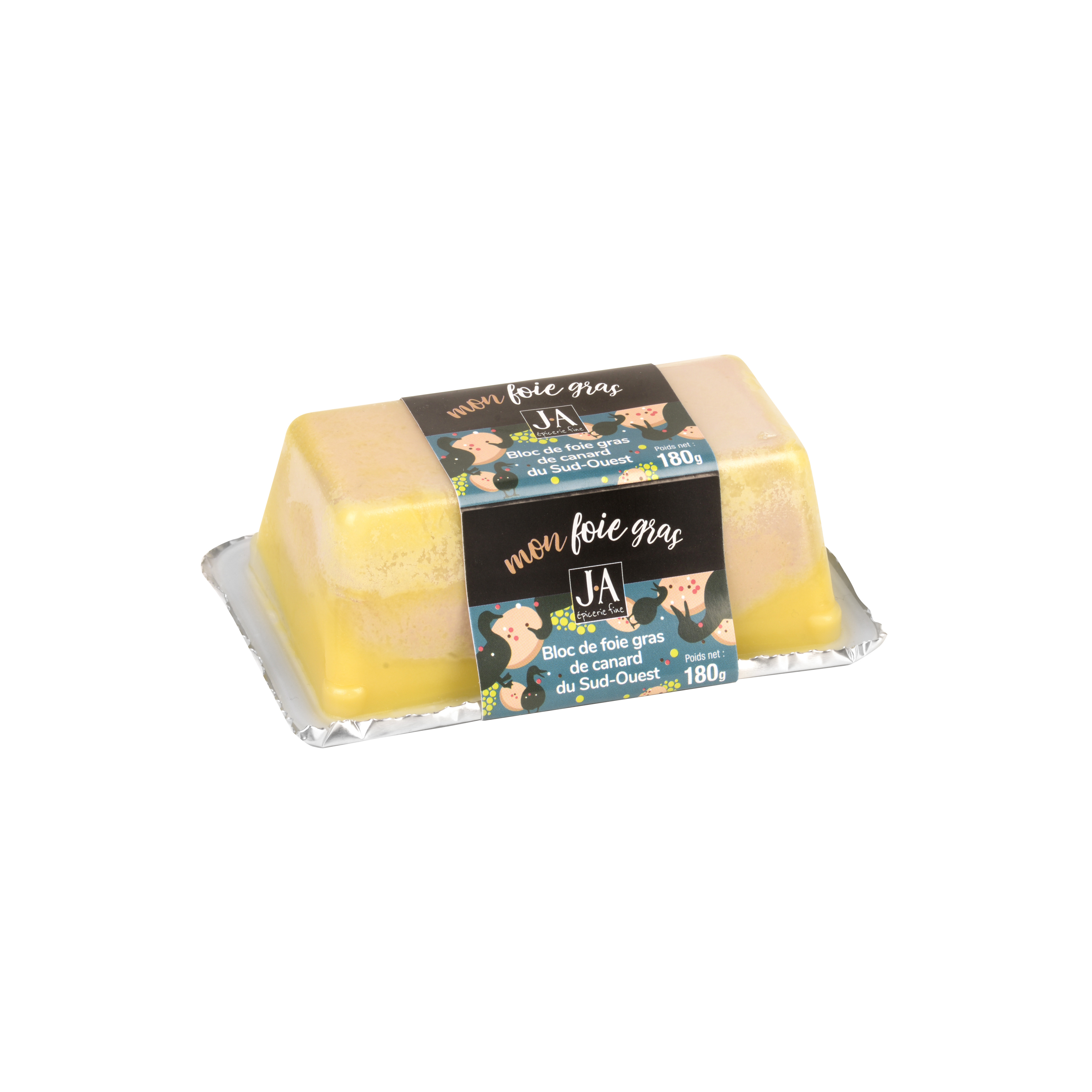 BLOCK OF DUCK FOIE GRAS IGP FROM SOUTH-WEST FRANCE INGOT 