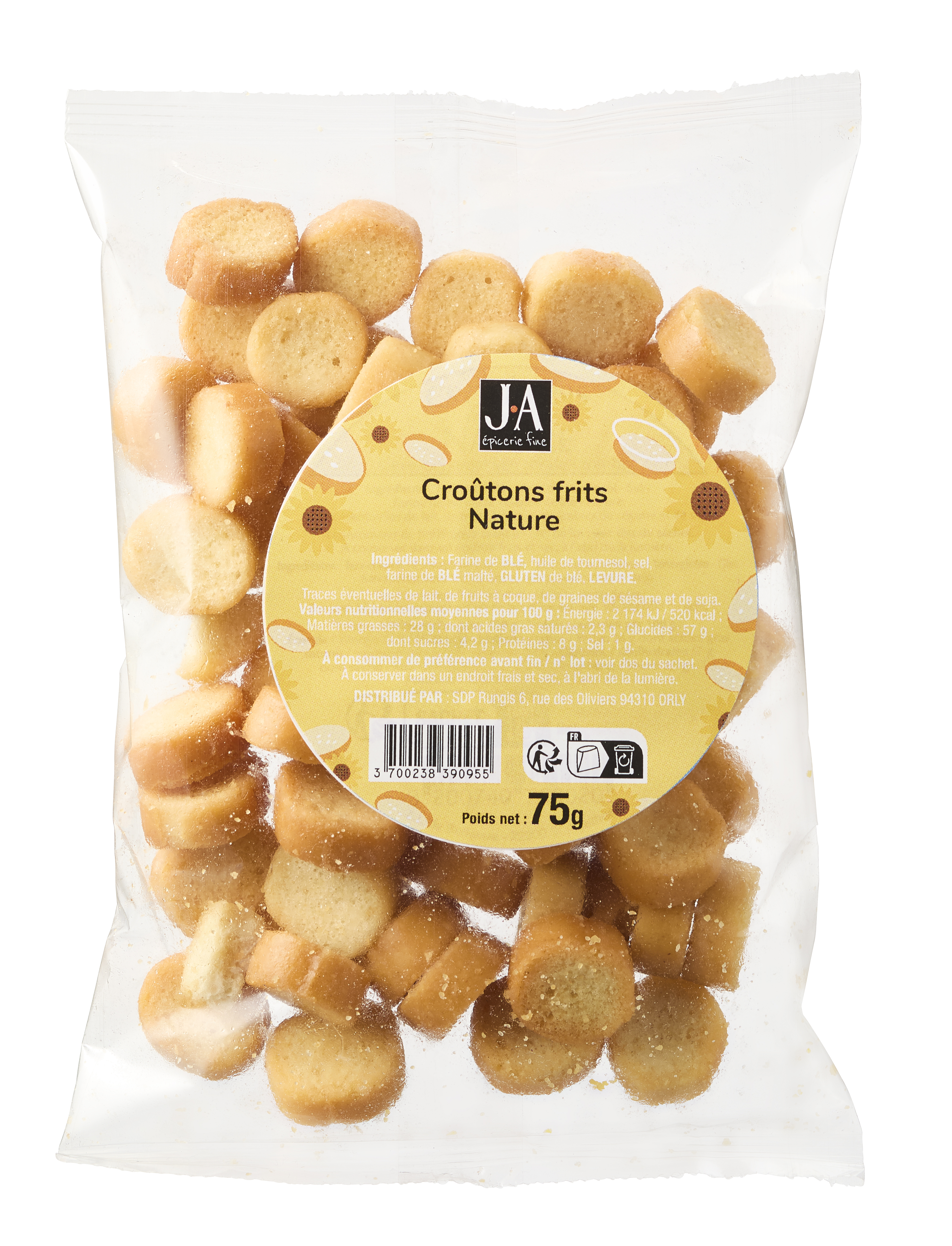 CROUTONS ROUND FRIED NATURAL