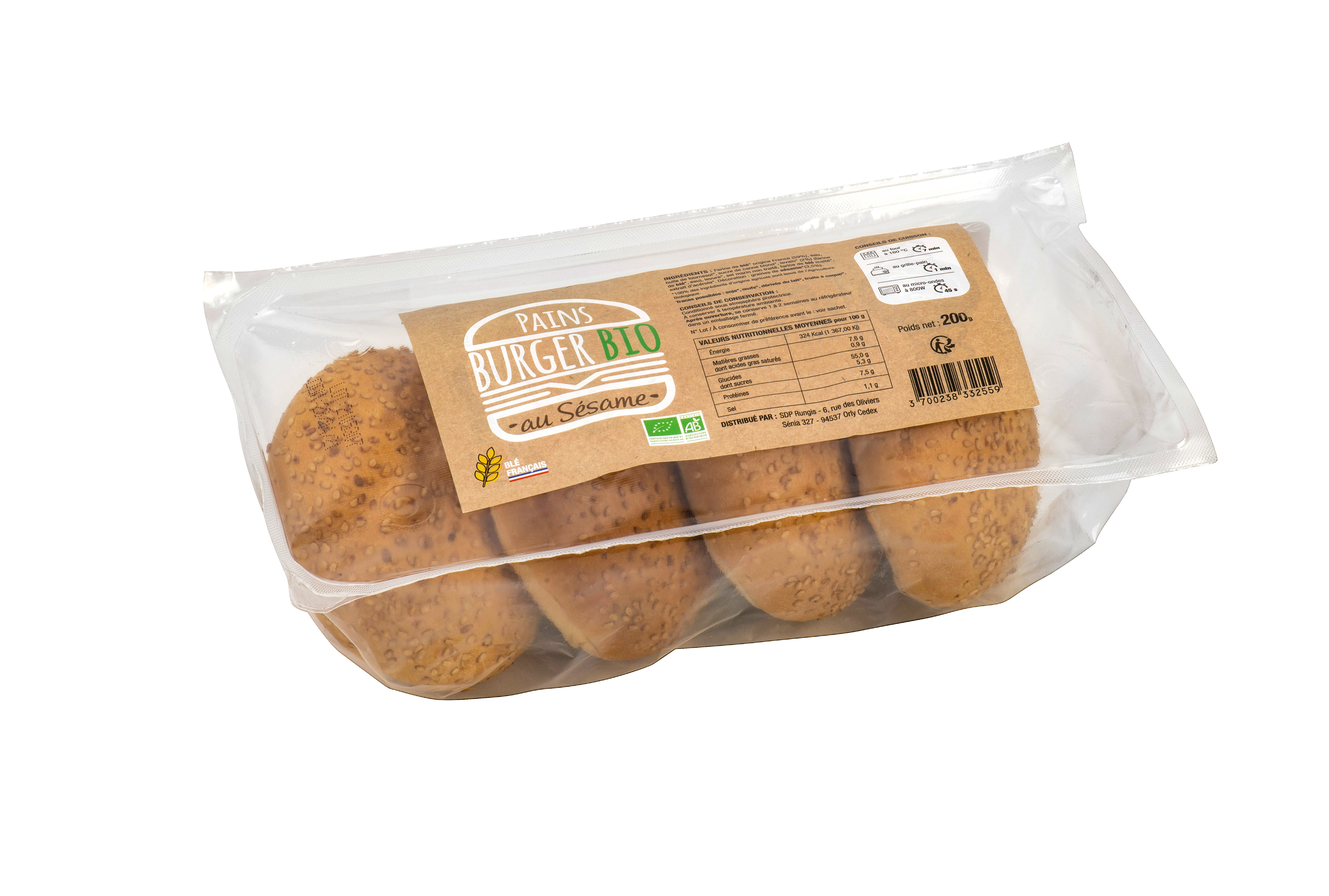 ORGANIC BURGER BUNS