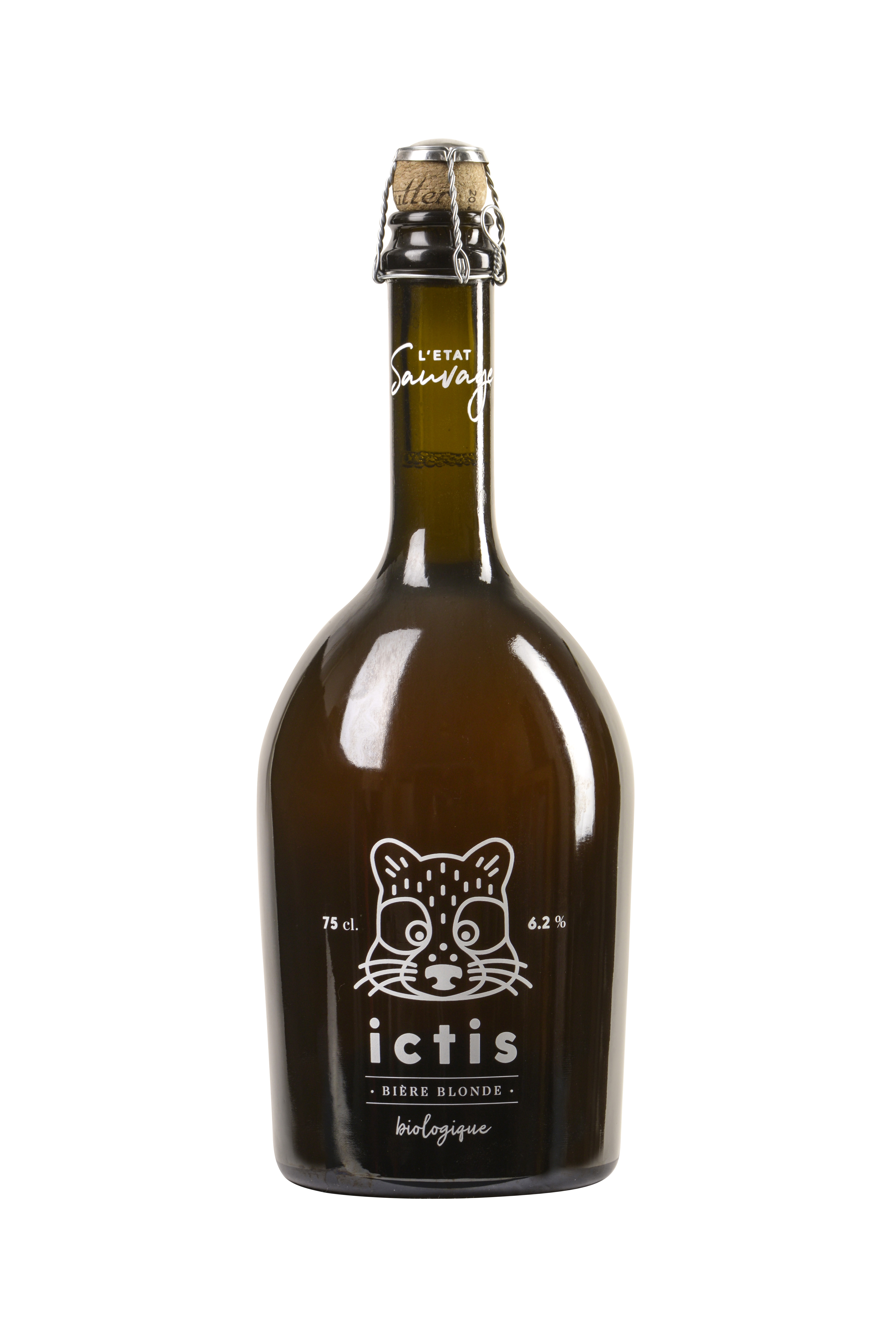 ORGANIC BLOND BEER ICTIS BIO 6,2°