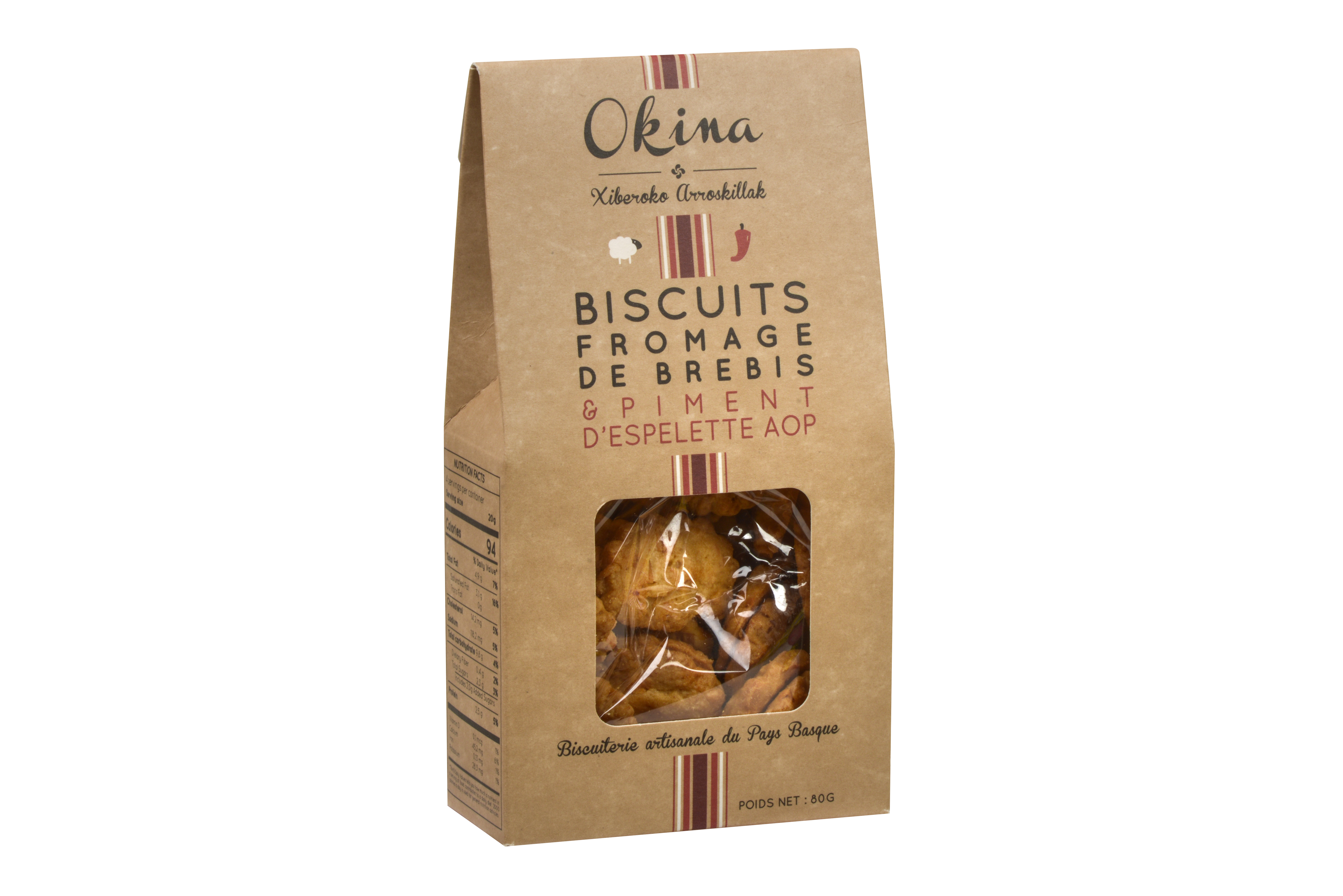 SALTED COOKIES WITH GOAT CHEESE AND ESPELETTE PEPPER
