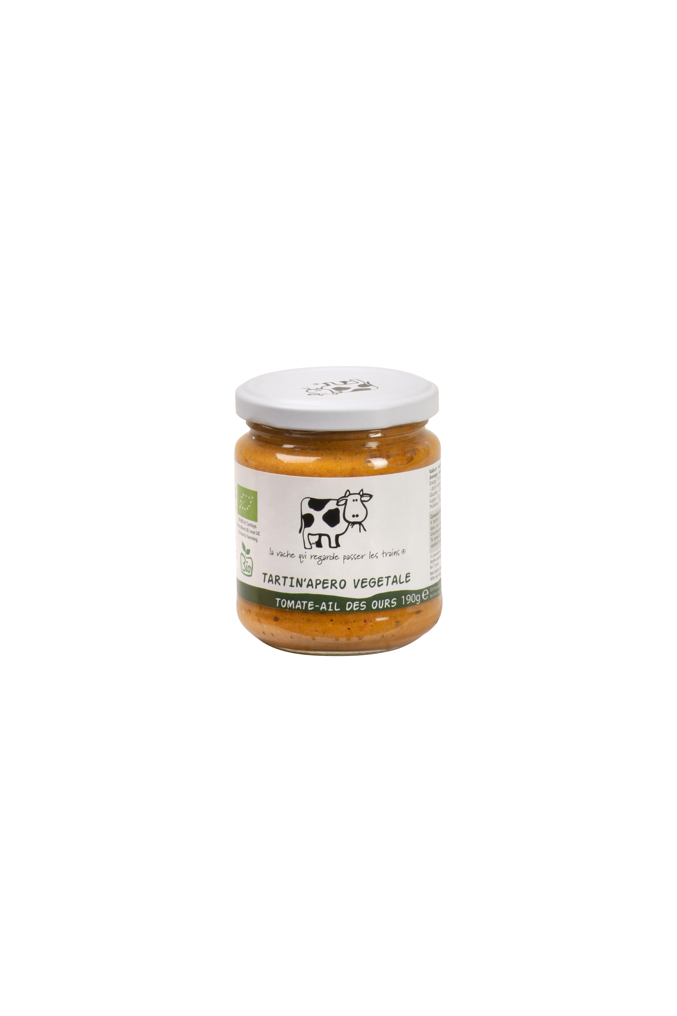 TARTIN'APERO VEGETABLE : ORGANIC TOMATO AND WILD GARLIC
