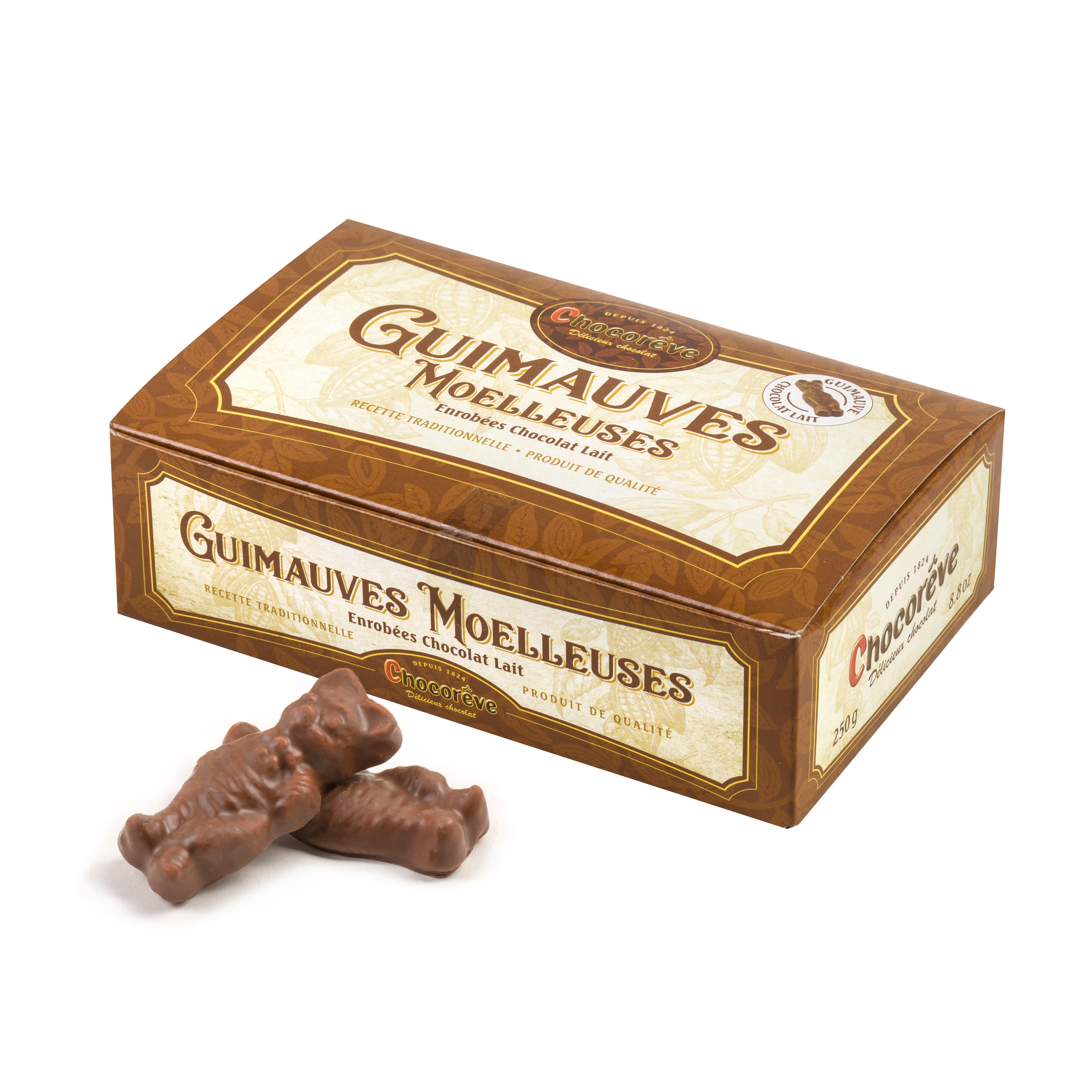 BOX OF MILK CHOCOLATE MARSHMALLOW TEDDY BEARS 