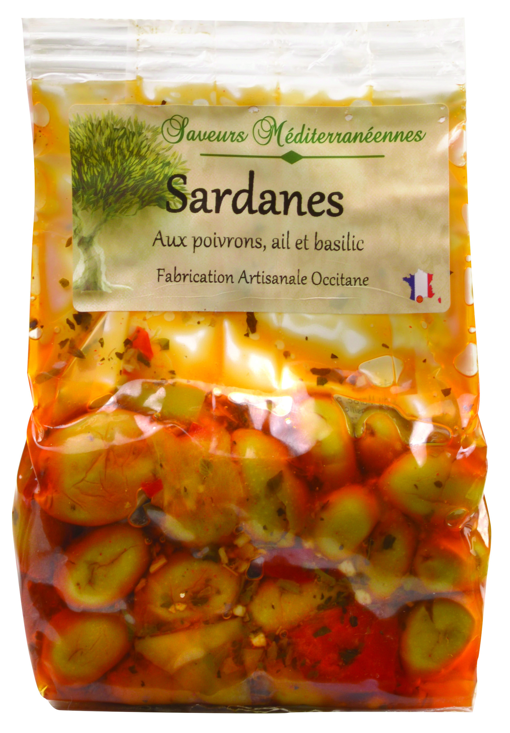 GREEN BROKEN OLIVES "SARDANES"