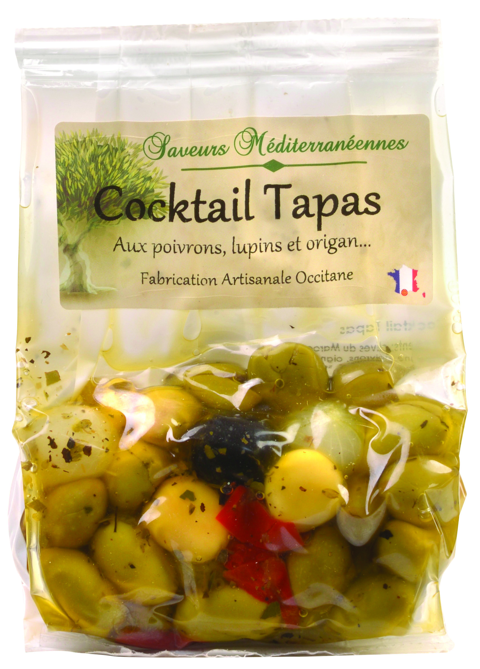 GREEN OLIVES COKTAIL TAPAS