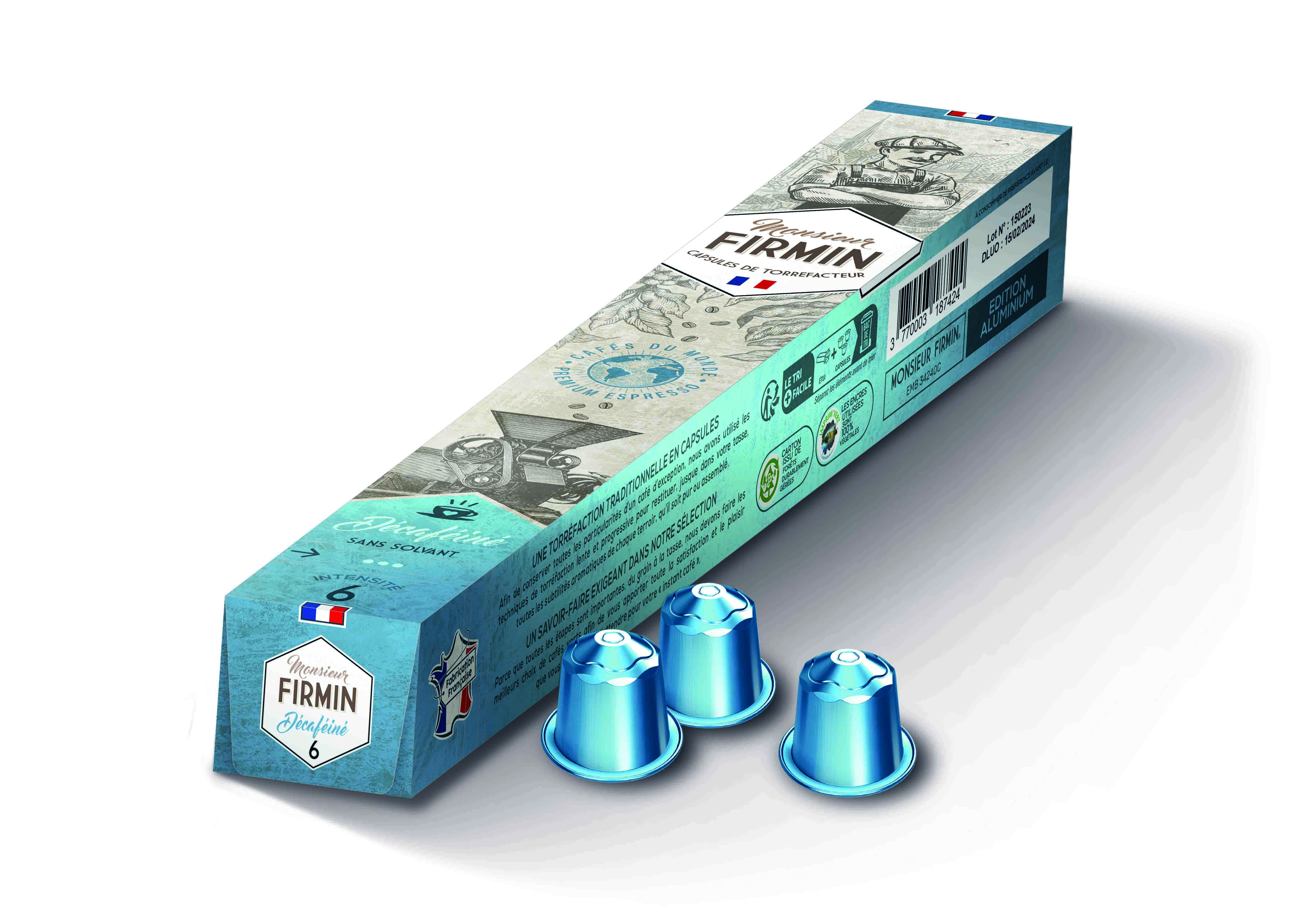 CAPSULES CAFE COMPATIBLE NESPRESSO CAFEINE FREE (NESPRESSO FRIENDLY)