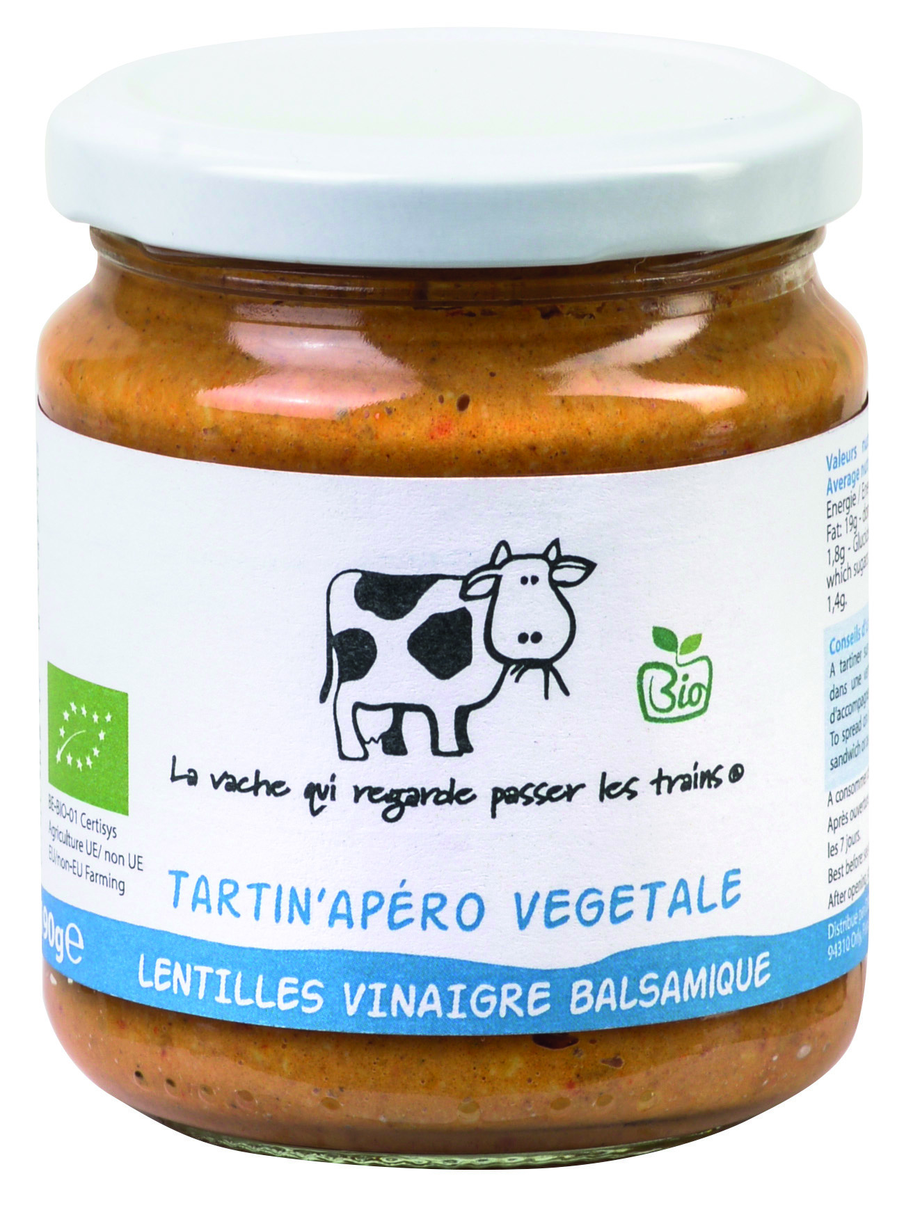 TARTIN’APERO VEGETALE: ORGANIC LENTILS BALSAMIC VINEGAR