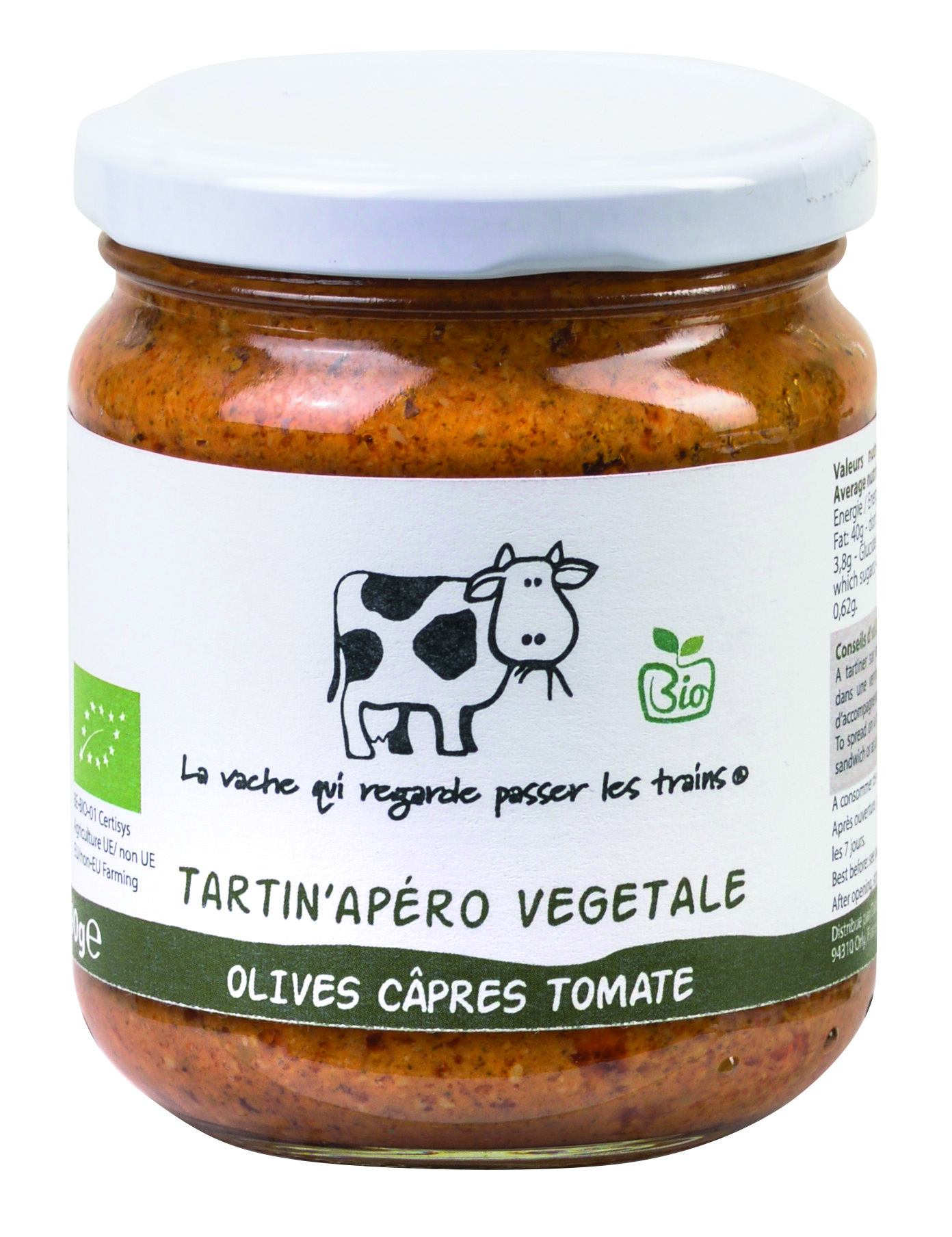 TARTIN’APERO VEGETALE: ORGANIC OLIVES CAPERS TOMATO
