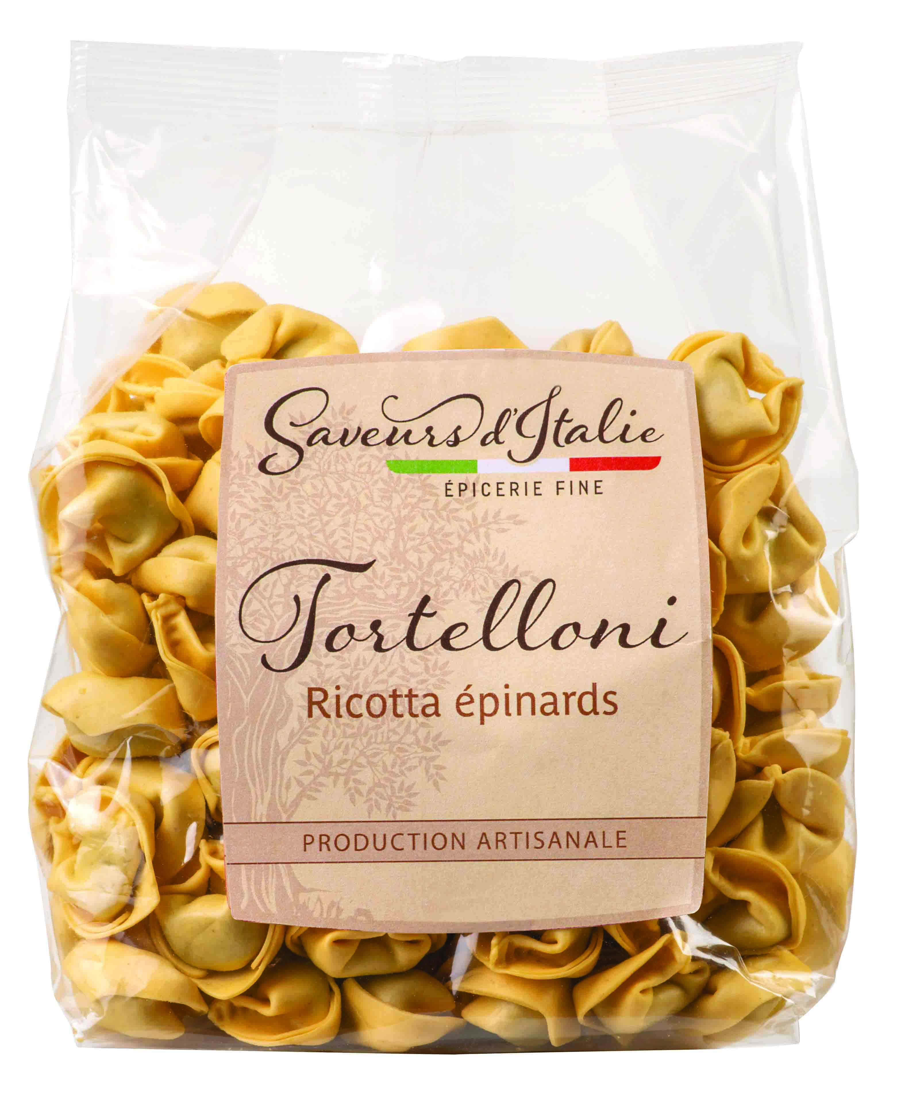 TORTELLONI WITH RICOTTA CHEESE AND SPINACH