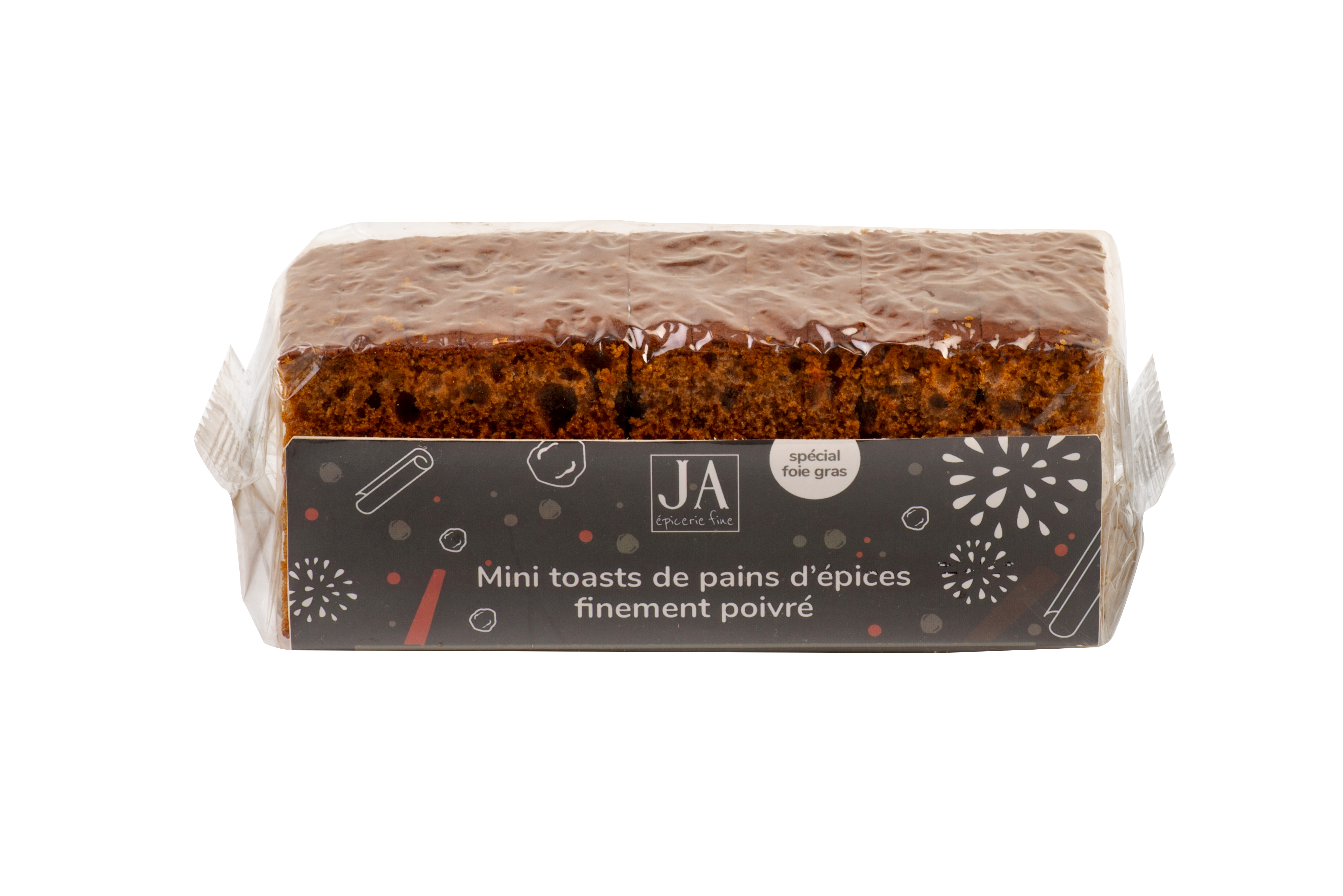 MINI TOASTS OF GINGERBREAD FINELY PEPPER