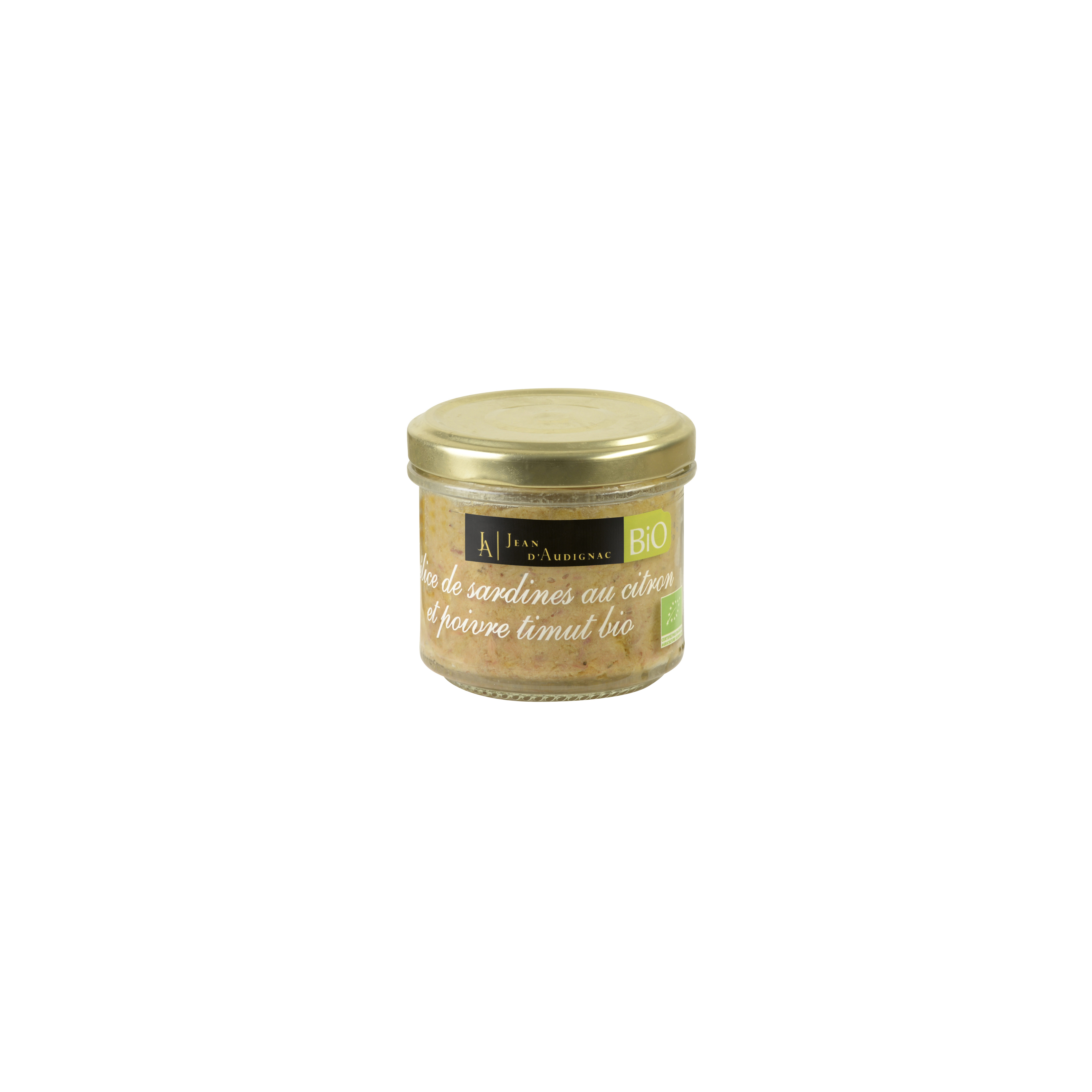 "DELICE" OF SARDINES WITH LEMON AND PEPPER TIMUT ORGANIC