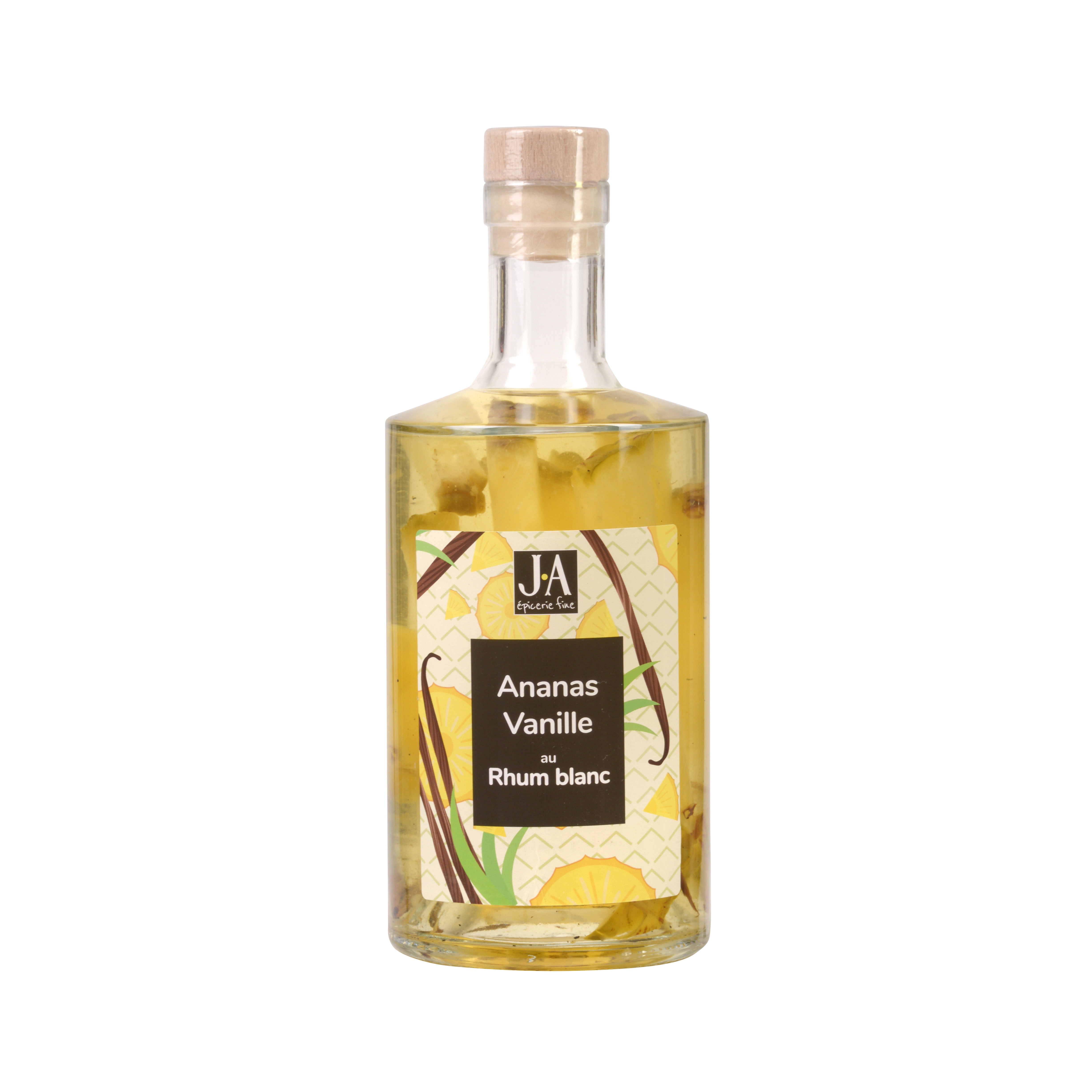 RUM ARRANGE VANILLA PINEAPPLE WITH WHITE RUM
