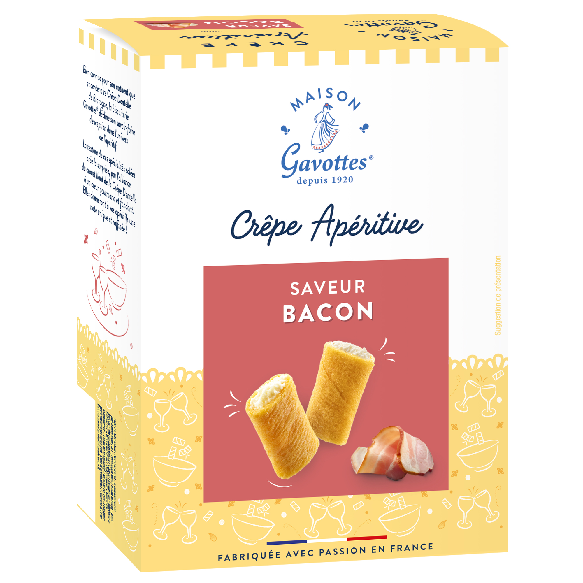 APERITIF CREPE BACON FLAVOUR