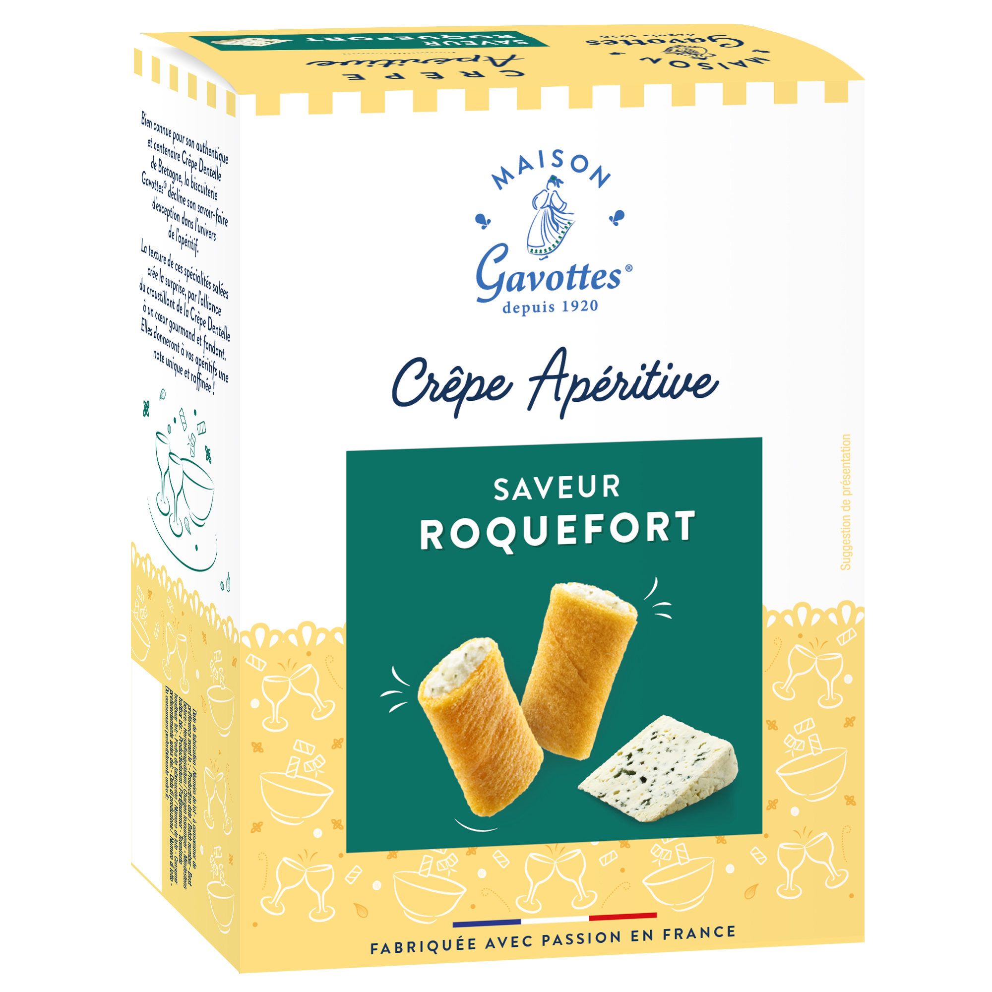 APERITIF CREPE ROQUEFORT FLAVOUR