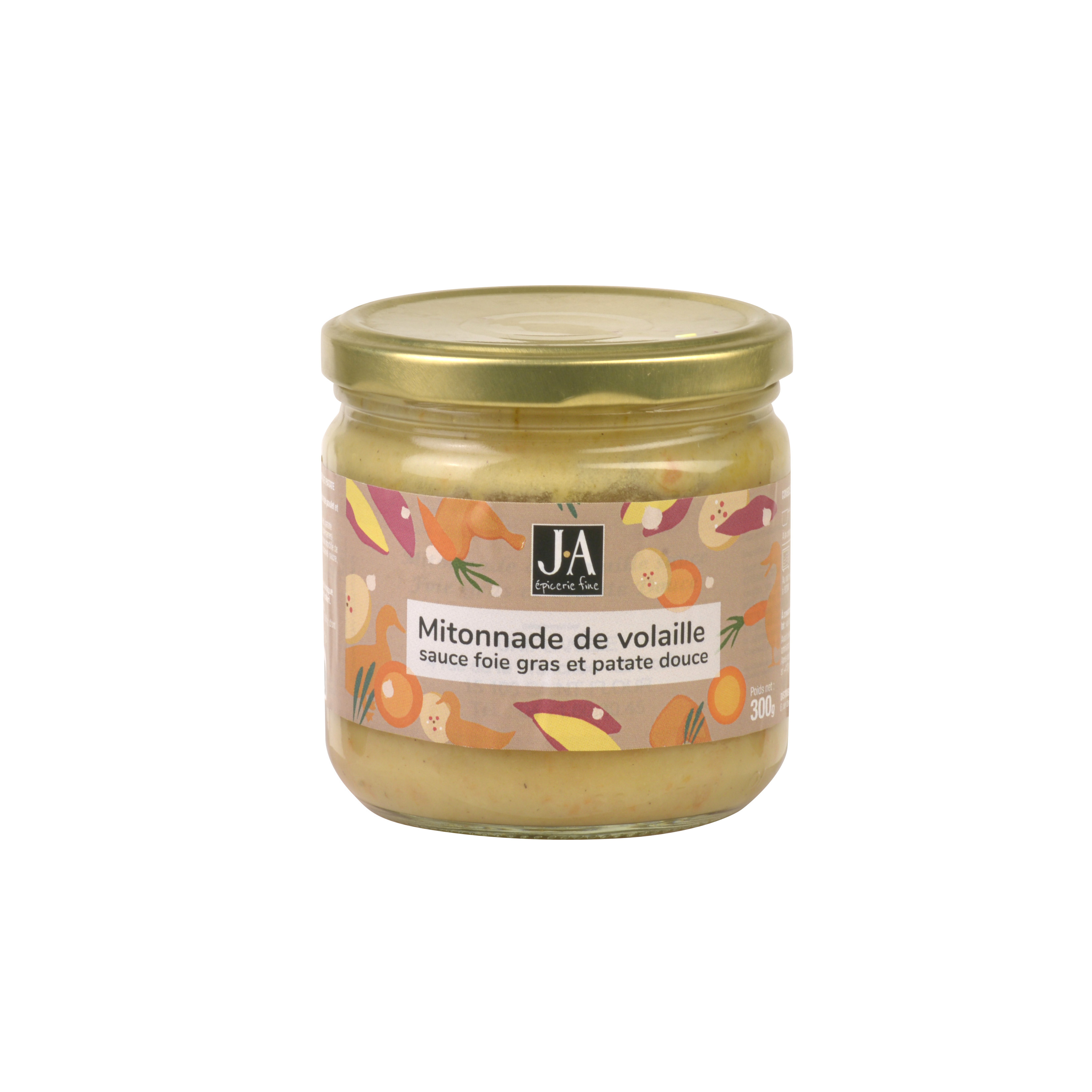 MITONNADE POULTRY SAUCE FOIE GRAS SWEET POTATO