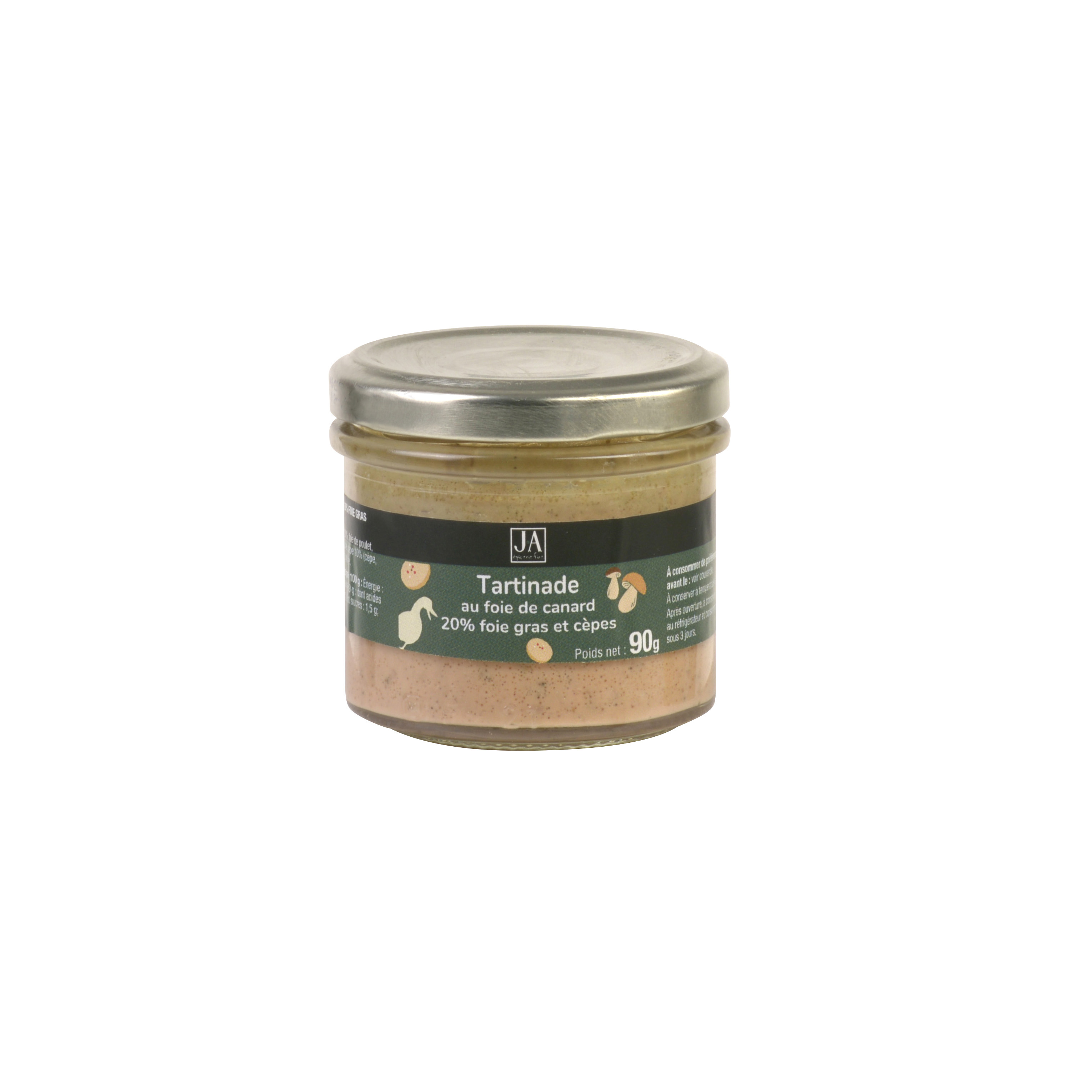 DUCK LIVER SPREAD 20% FOIE GRAS WITH PEPPERMINT