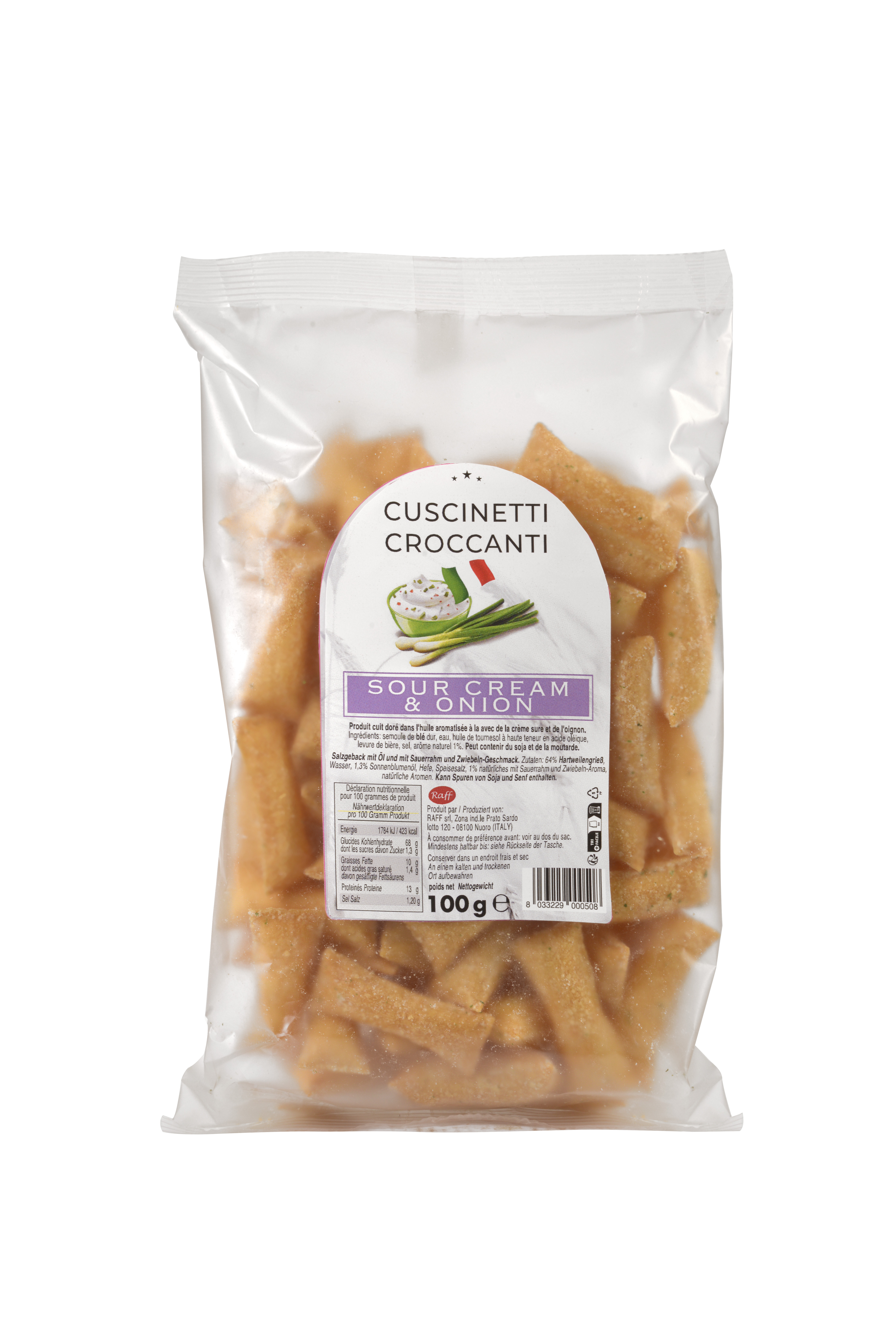 CUSCINETTI CROTTANTI ONION SOUR CREAM