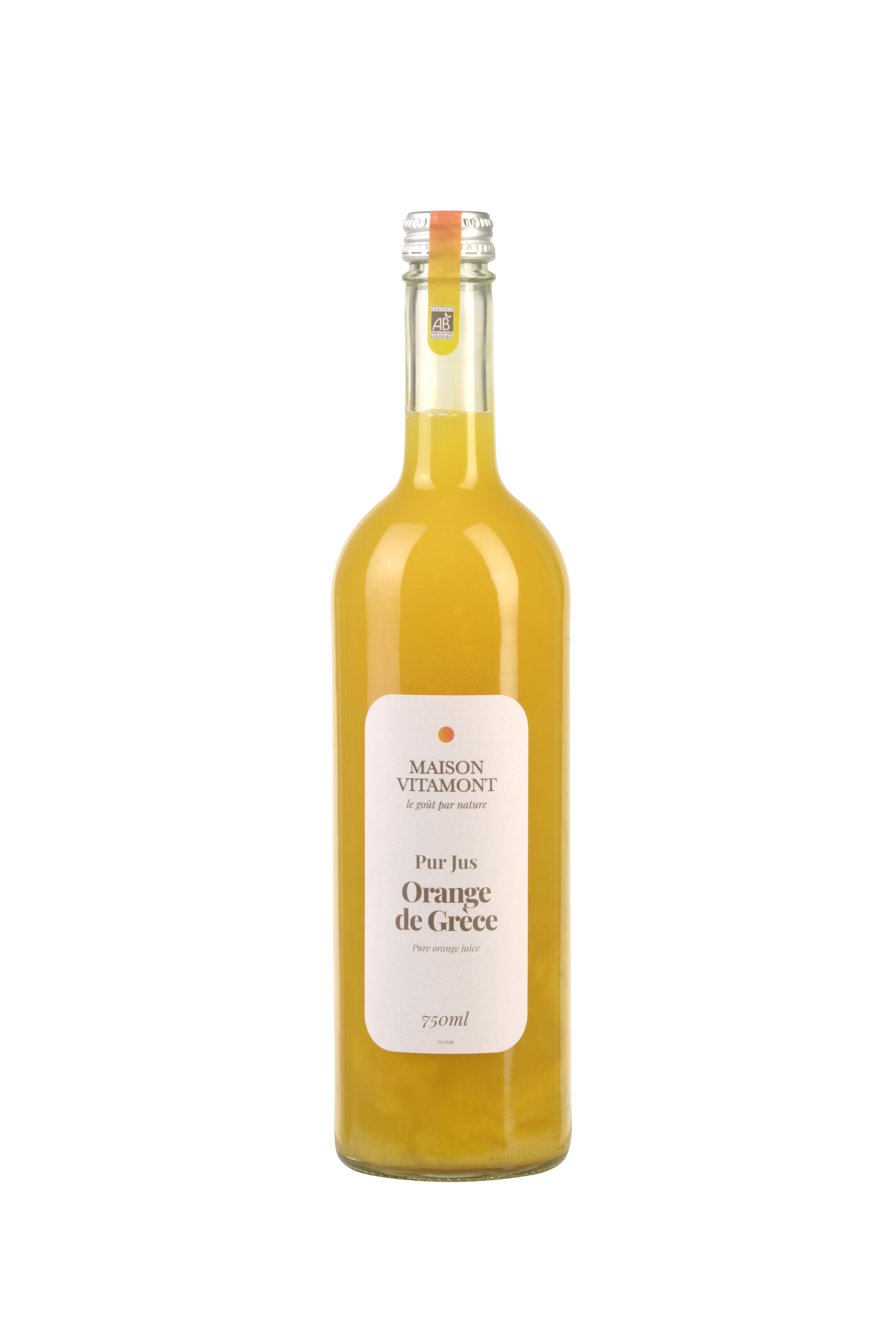 PURE ORGANIC GREEK ORANGE JUICE