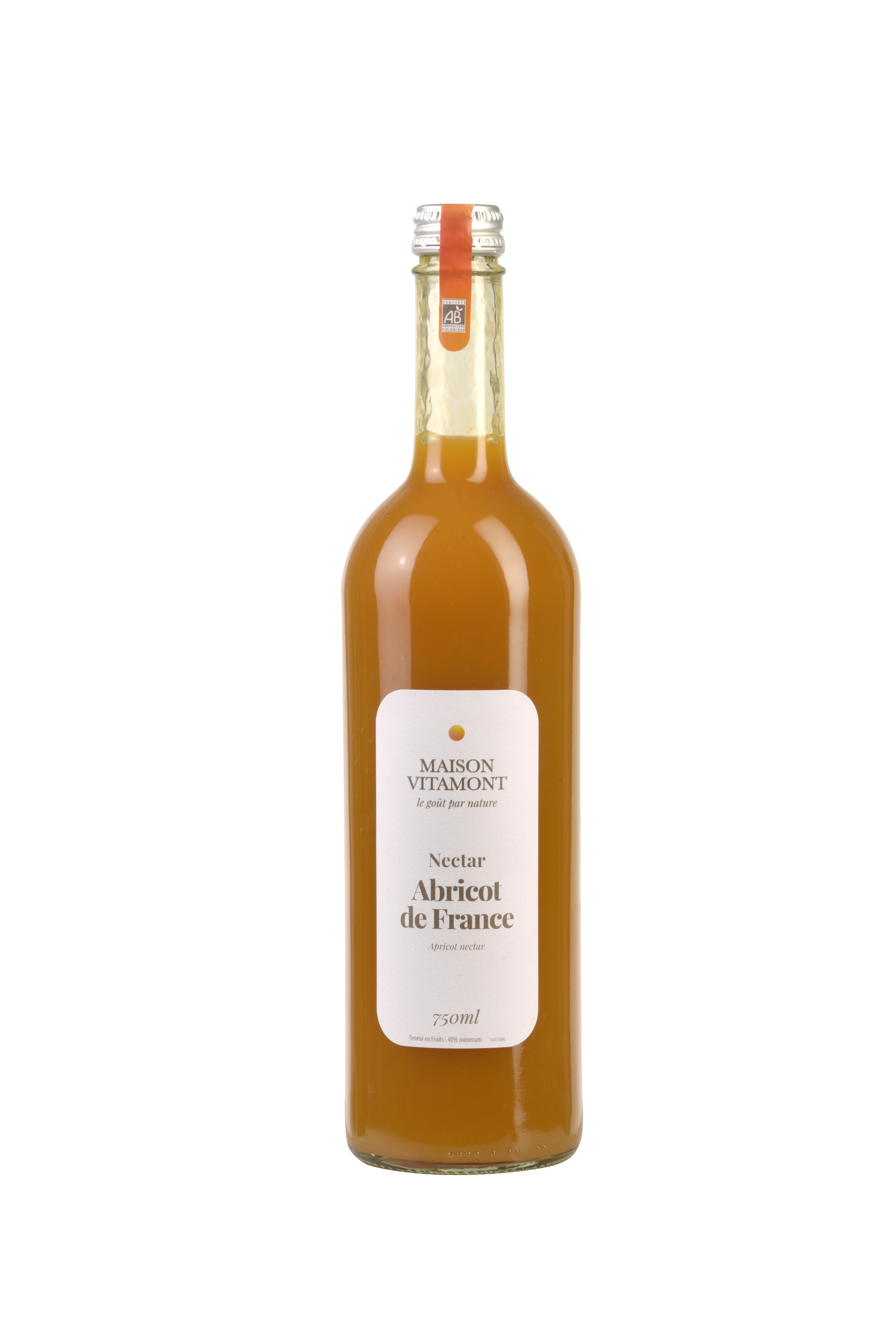 ORGANIC APRICOT NECTAR FROM FRANCE
