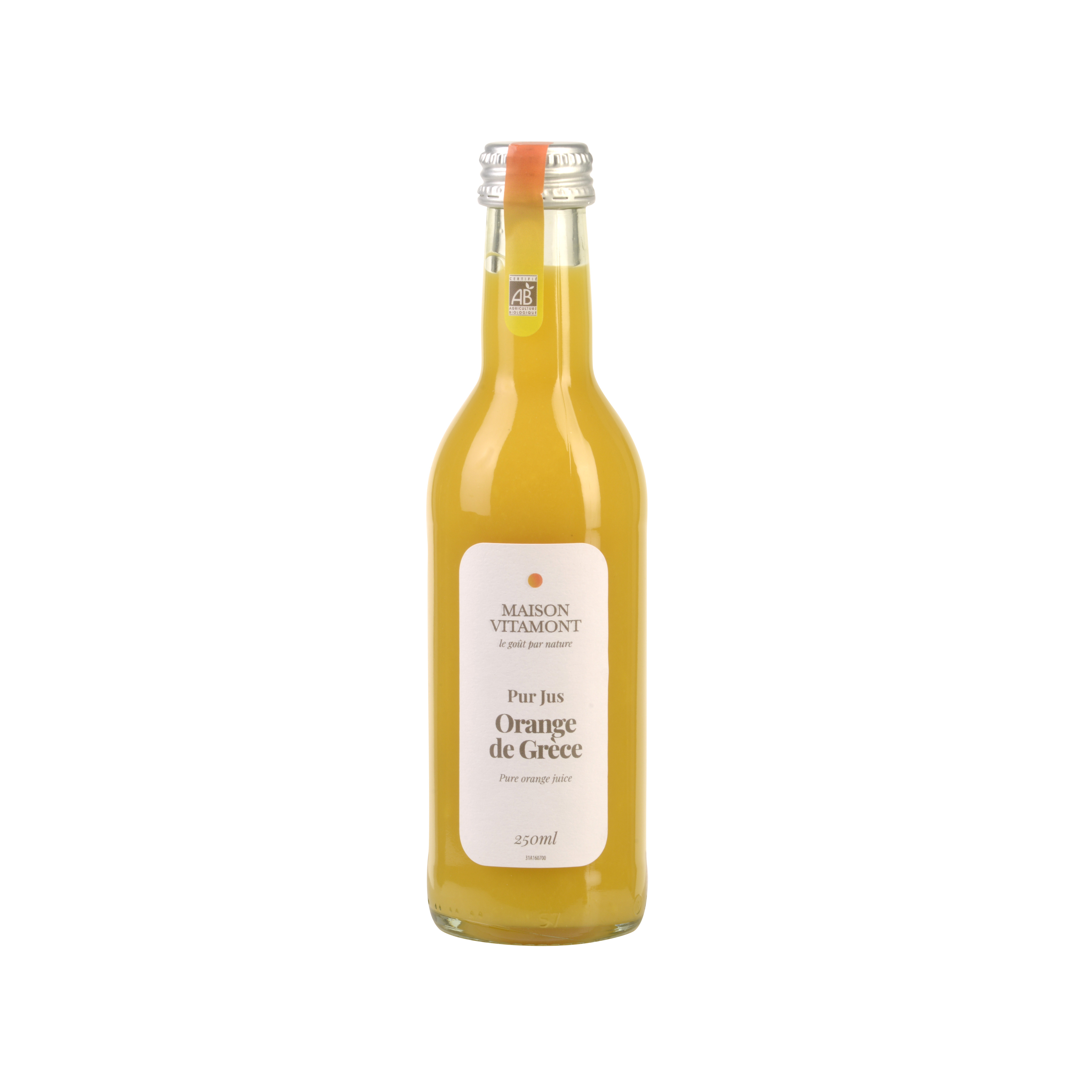 PURE ORGANIC GREEK ORANGE JUICE