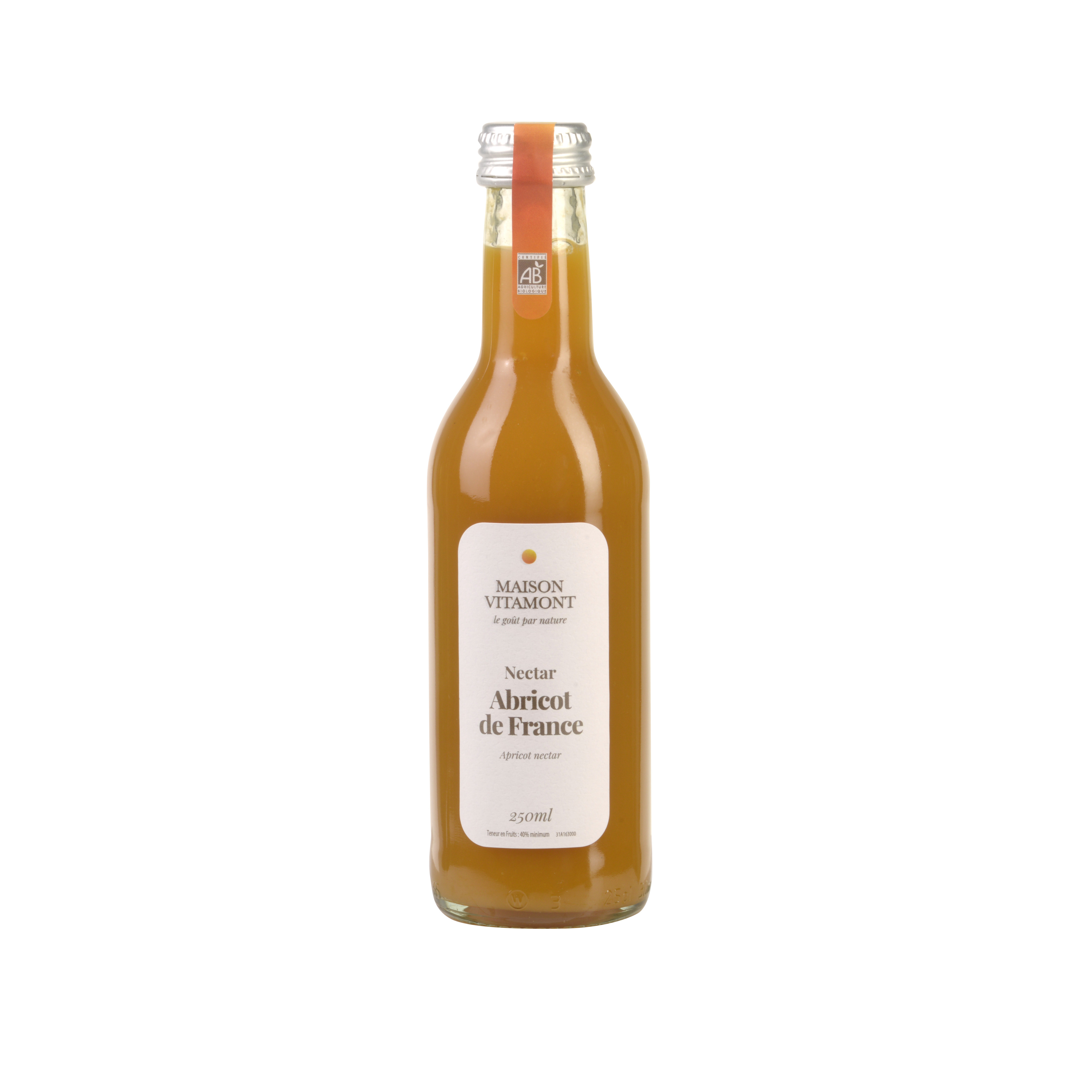 ORGANIC APRICOT NECTAR FROM FRANCE