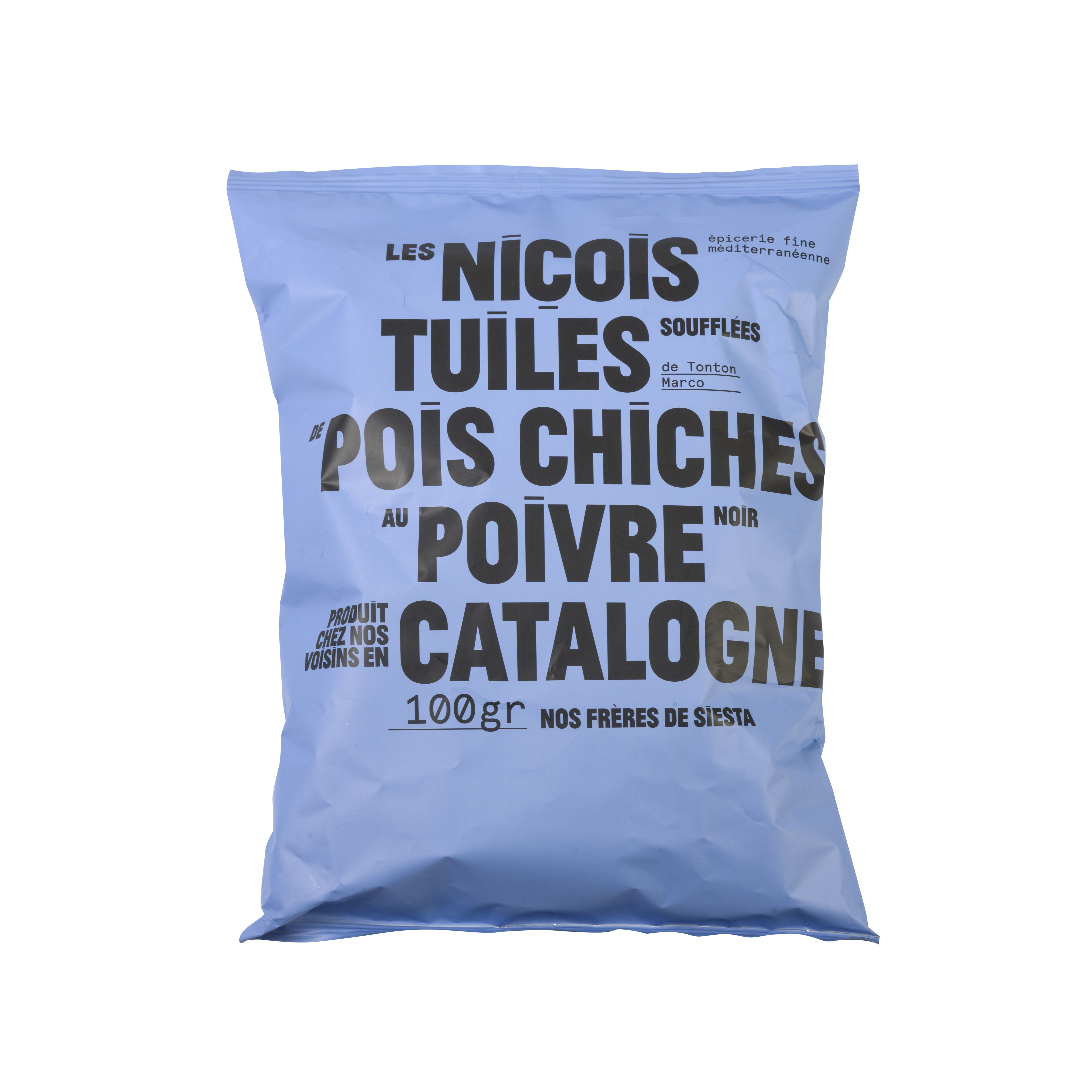 CHICKPEA TILES BLACK PEPPER