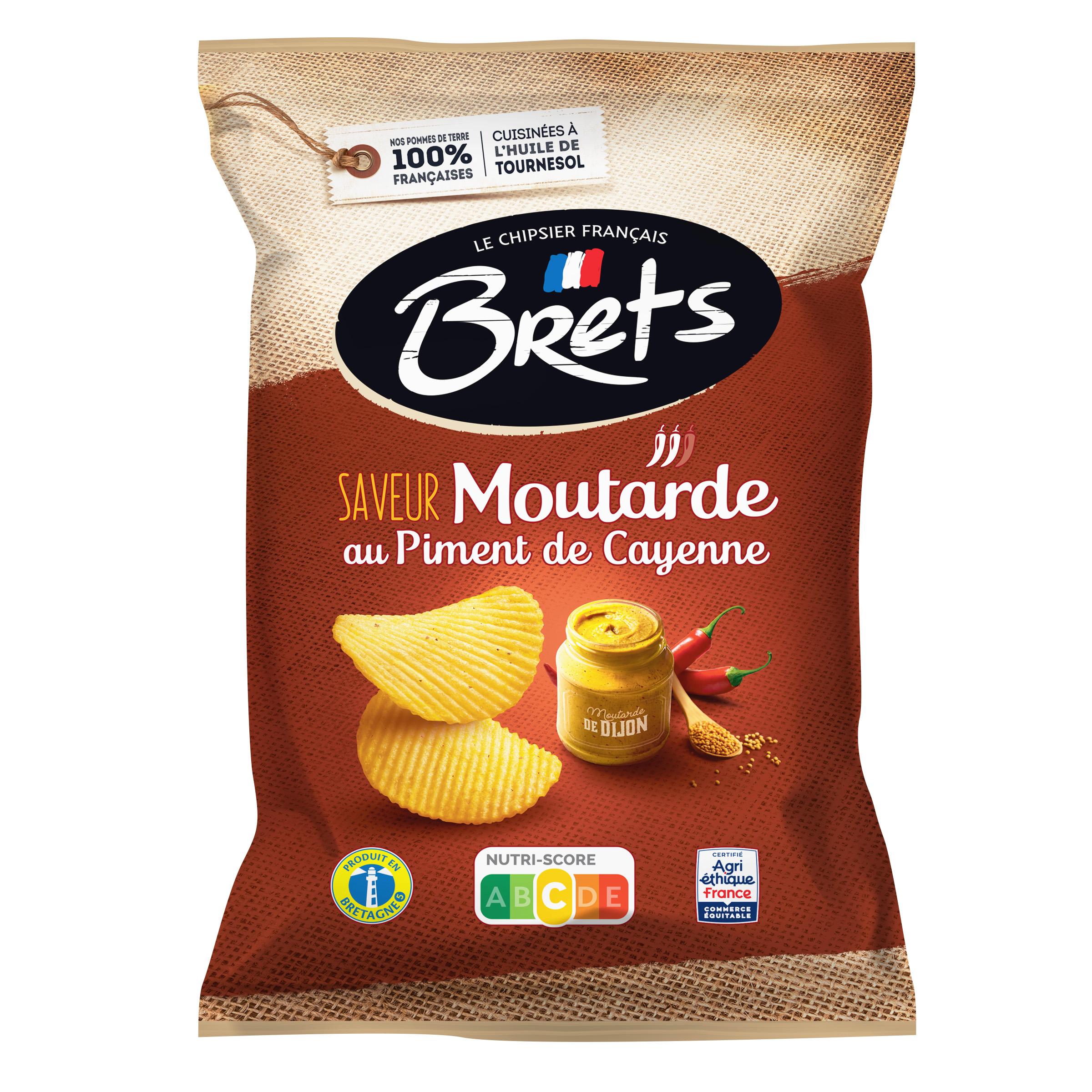 CHIPS BRETS CAYENNE MUSTARD