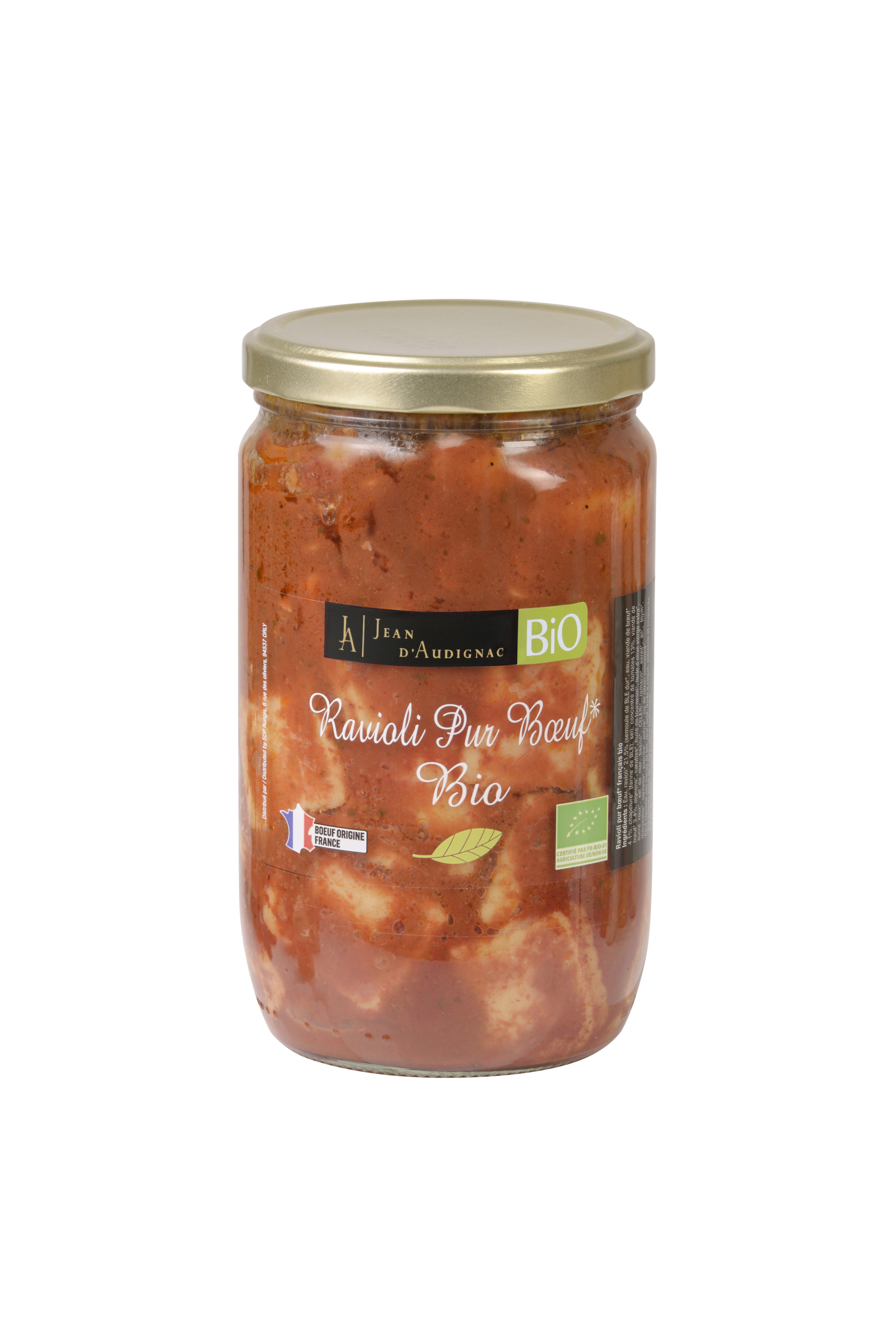 ORGANIC PURE BEEF RAVIOLI