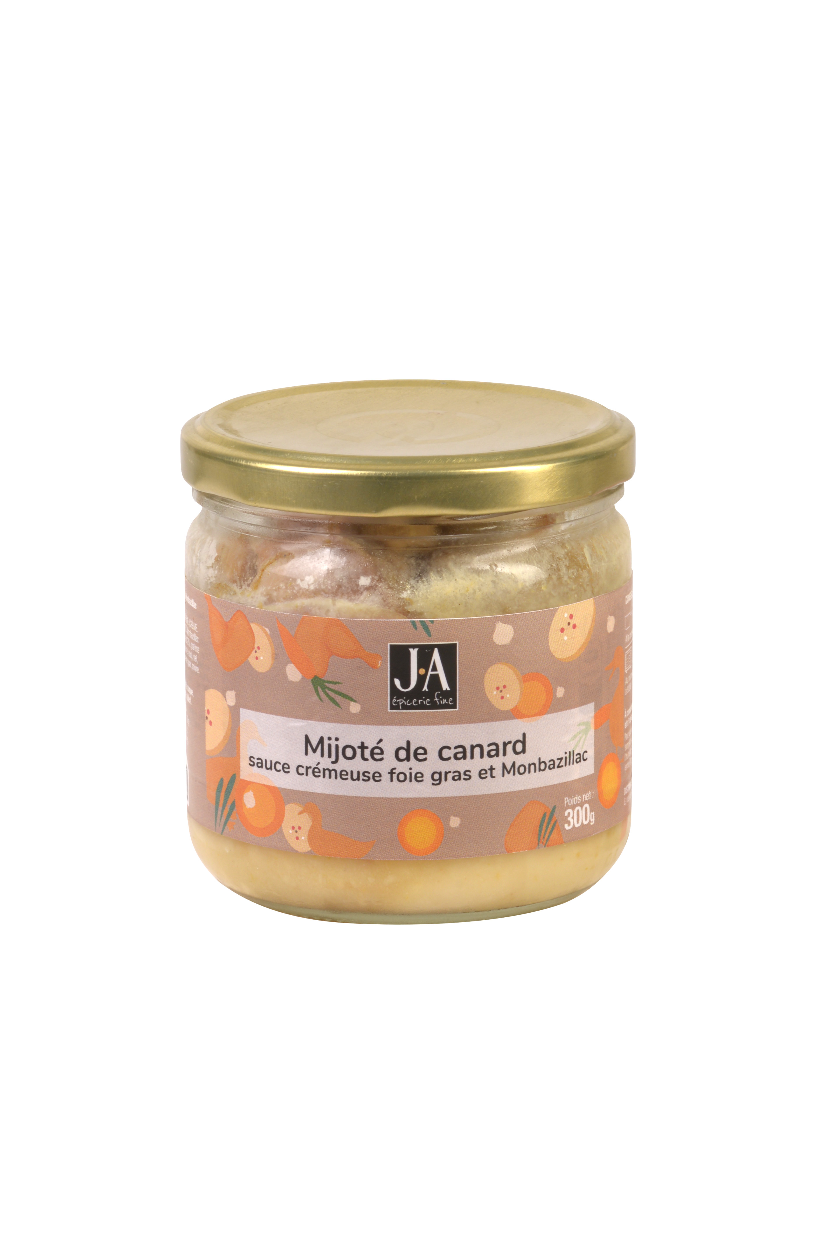 DUCK STEW SAUCE FOIE GRAS MONBAZILLAC