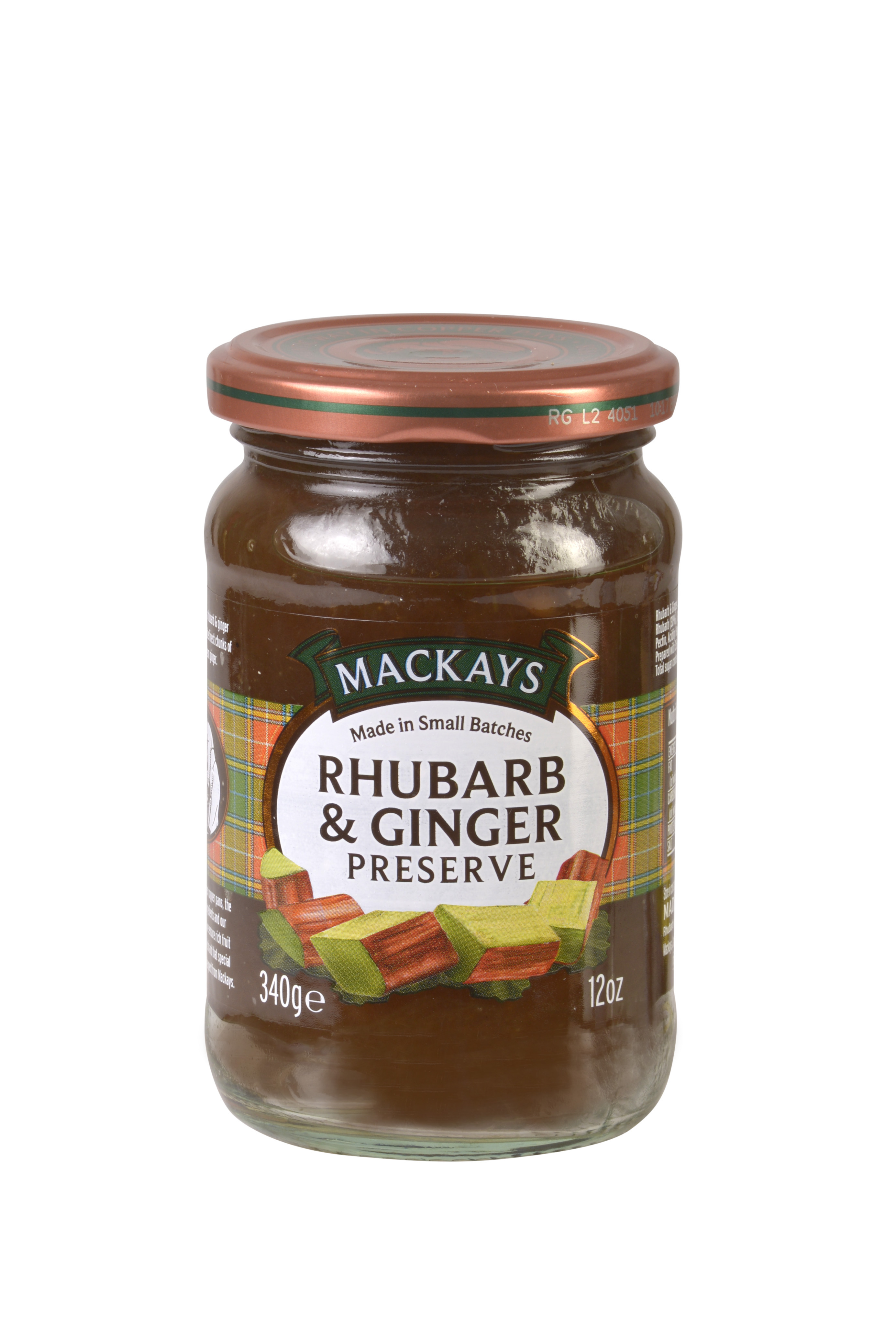 RHUBARB AND GINGER JAM